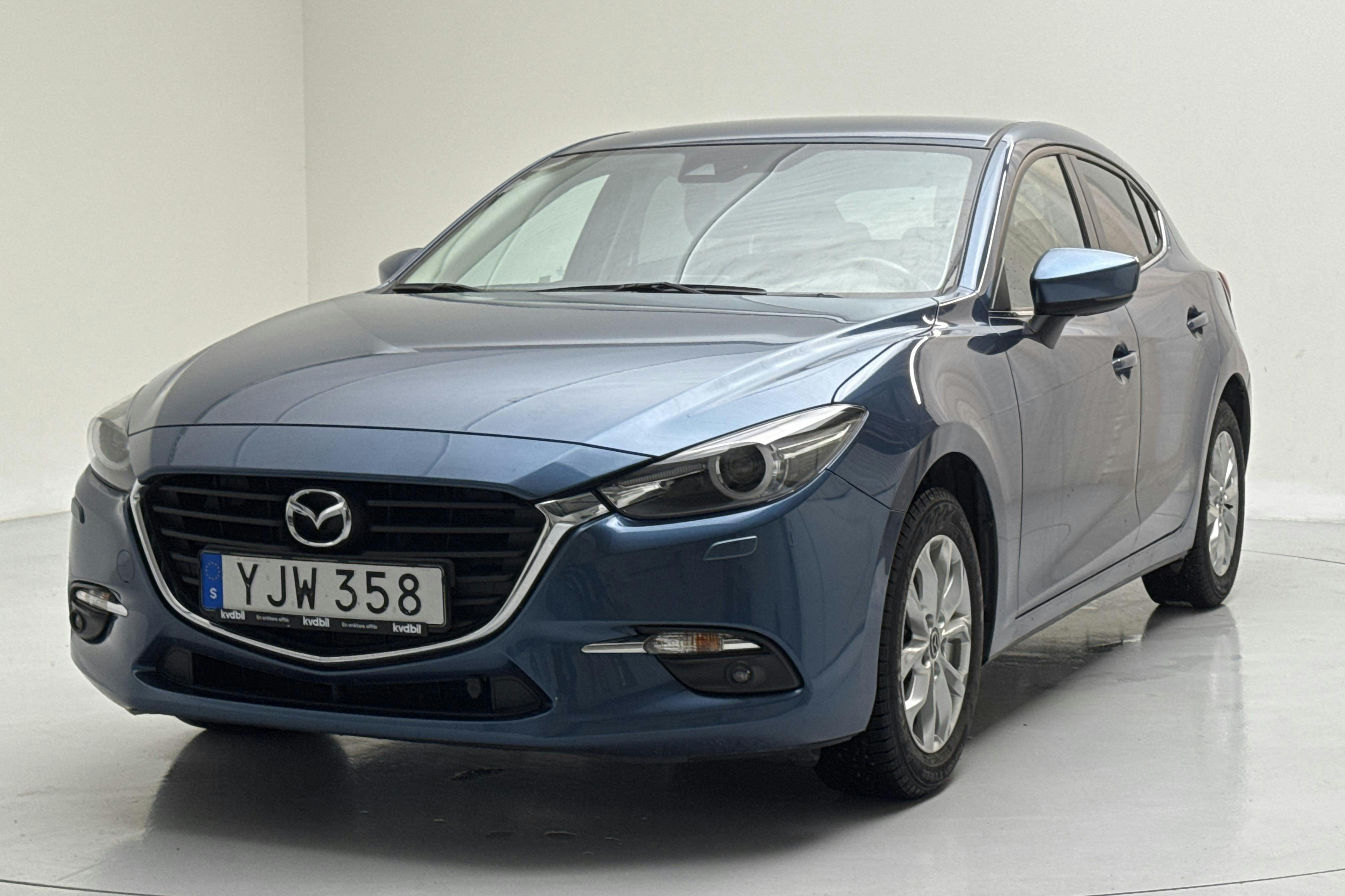 Mazda 3 2.0 5dr (120hk) - 6 502 mil - Manuell - blå - 2017
