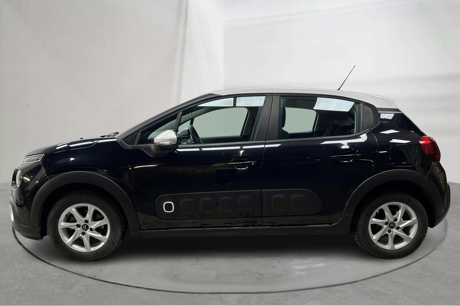 Presentation photo 2 of 15: Citroën C3 PureTech (82hk) - 37 120 km - Manual - black - 2017