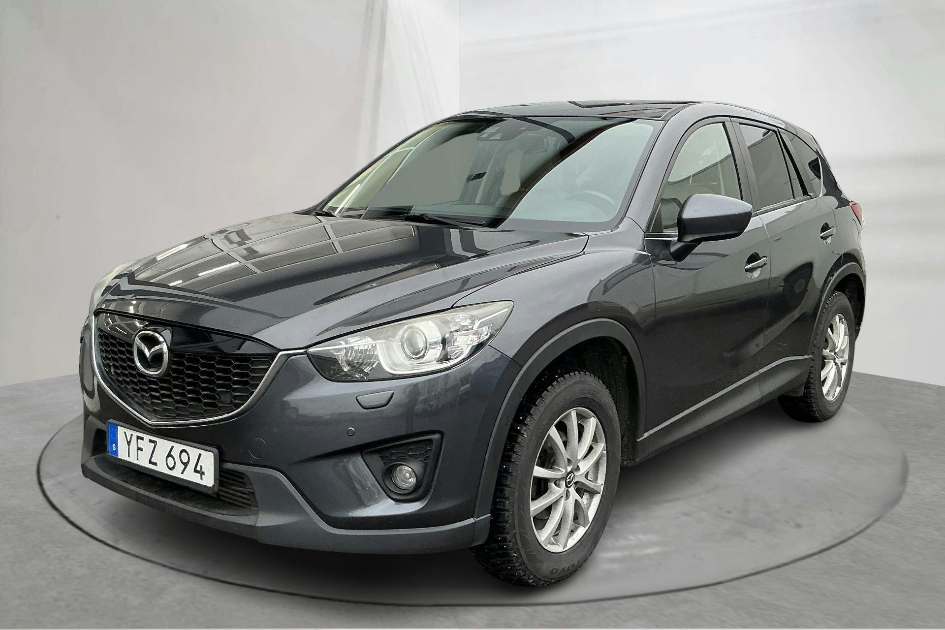 Mazda CX-5 2.2 DE AWD (175hk) - 218 960 km - Automatic - Dark Grey - 2014