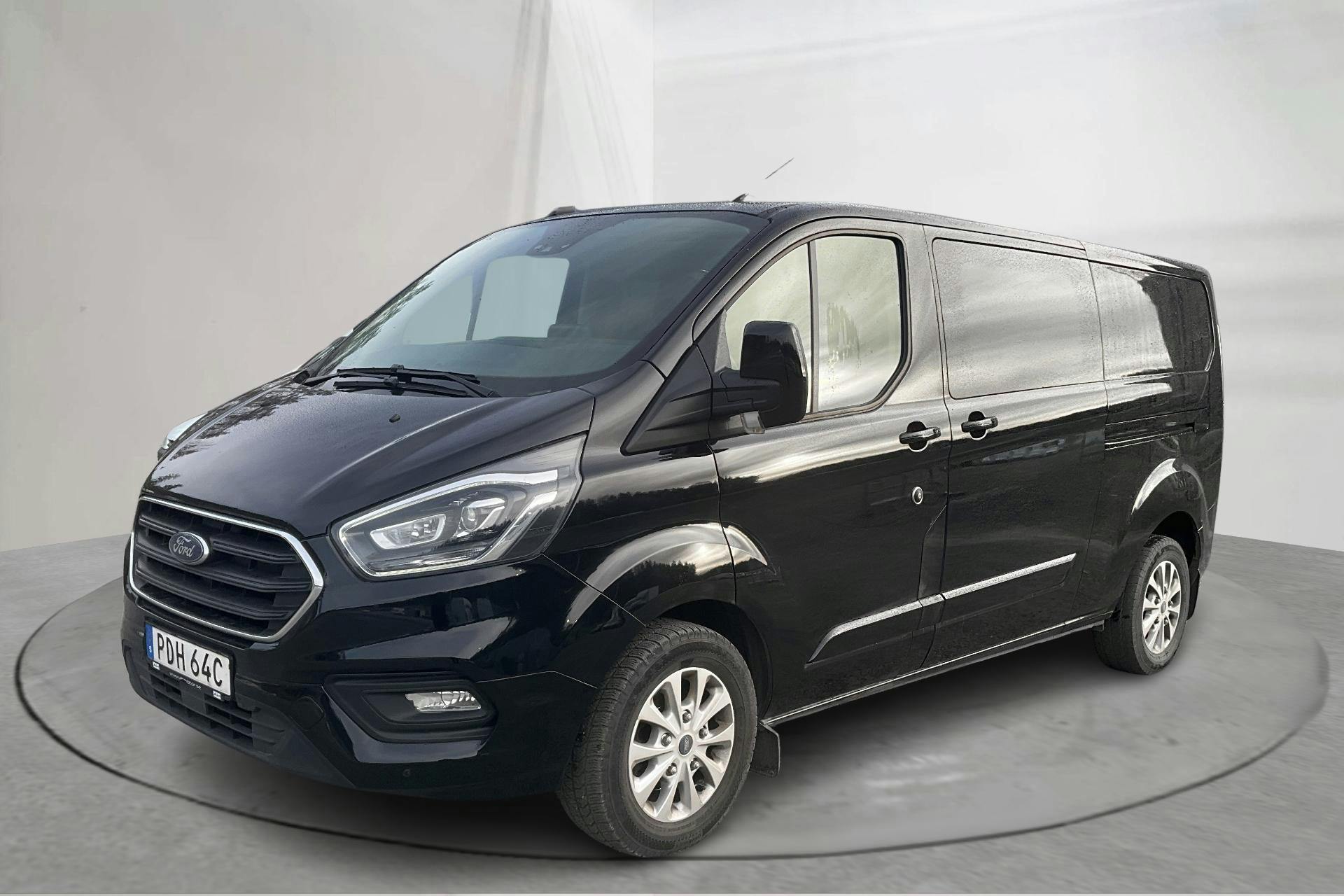 Presentation photo 1 of 12: Ford Transit Custom 340 (170hk) - 125 550 km - Automatic - black - 2021