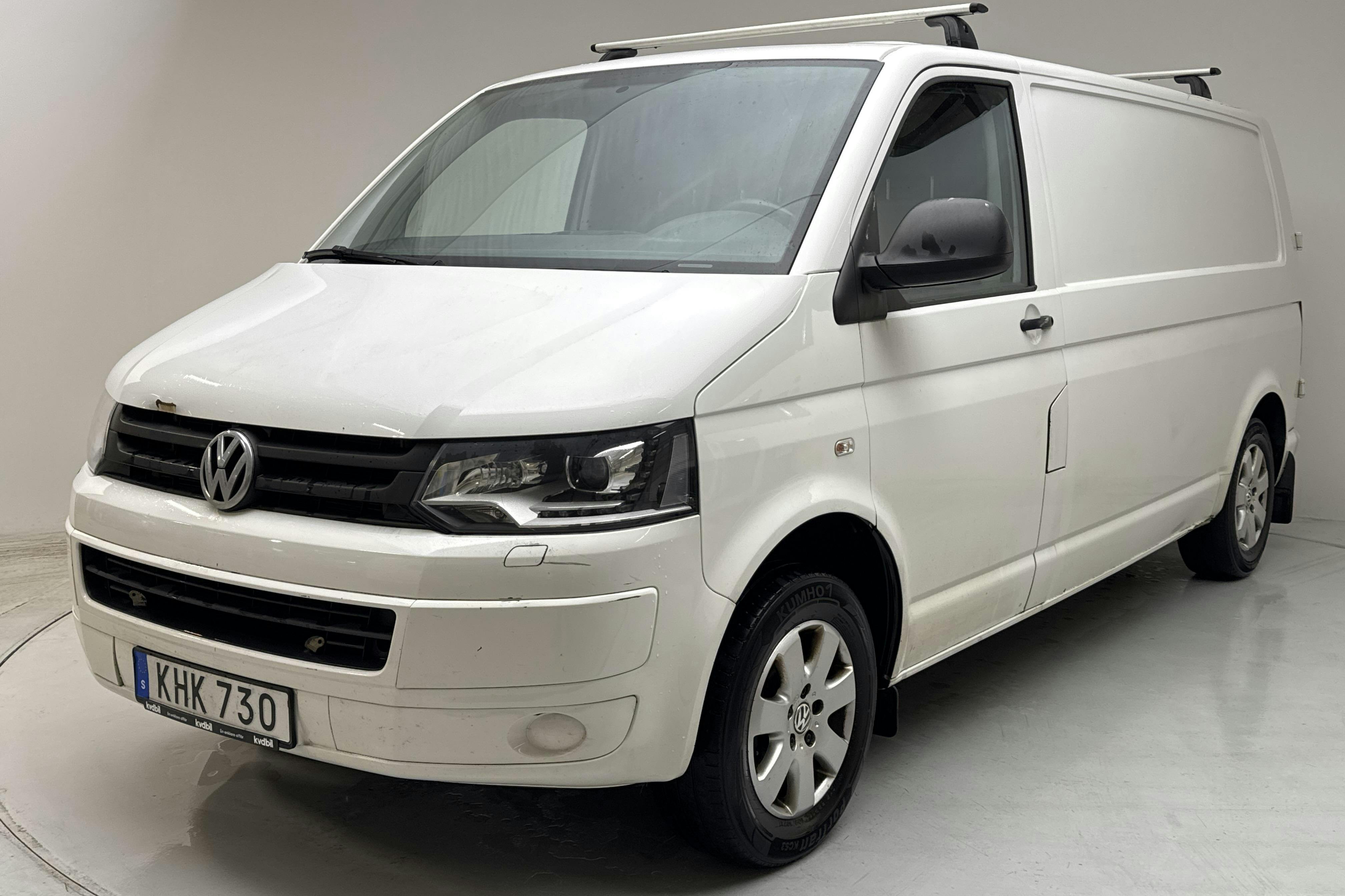 Presentation photo 1 of 10: VW Transporter T5 2.0 TDI (140hk) - 227 340 km - Automatic - white - 2014