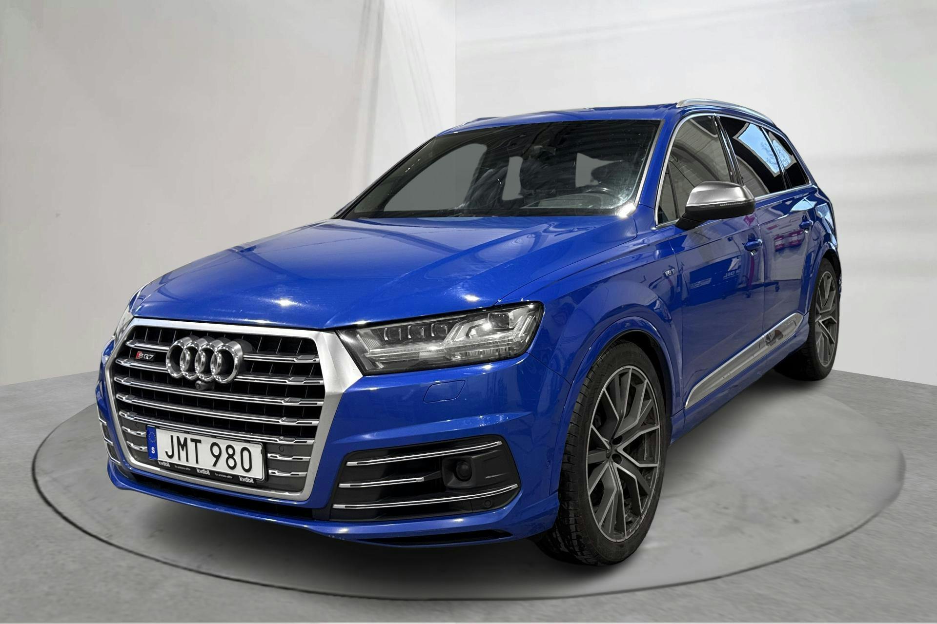 Presentation photo 1 of 18: Audi SQ7 4.0 TDI quattro (435hk) - 255 700 km - Automatic - blue - 2018