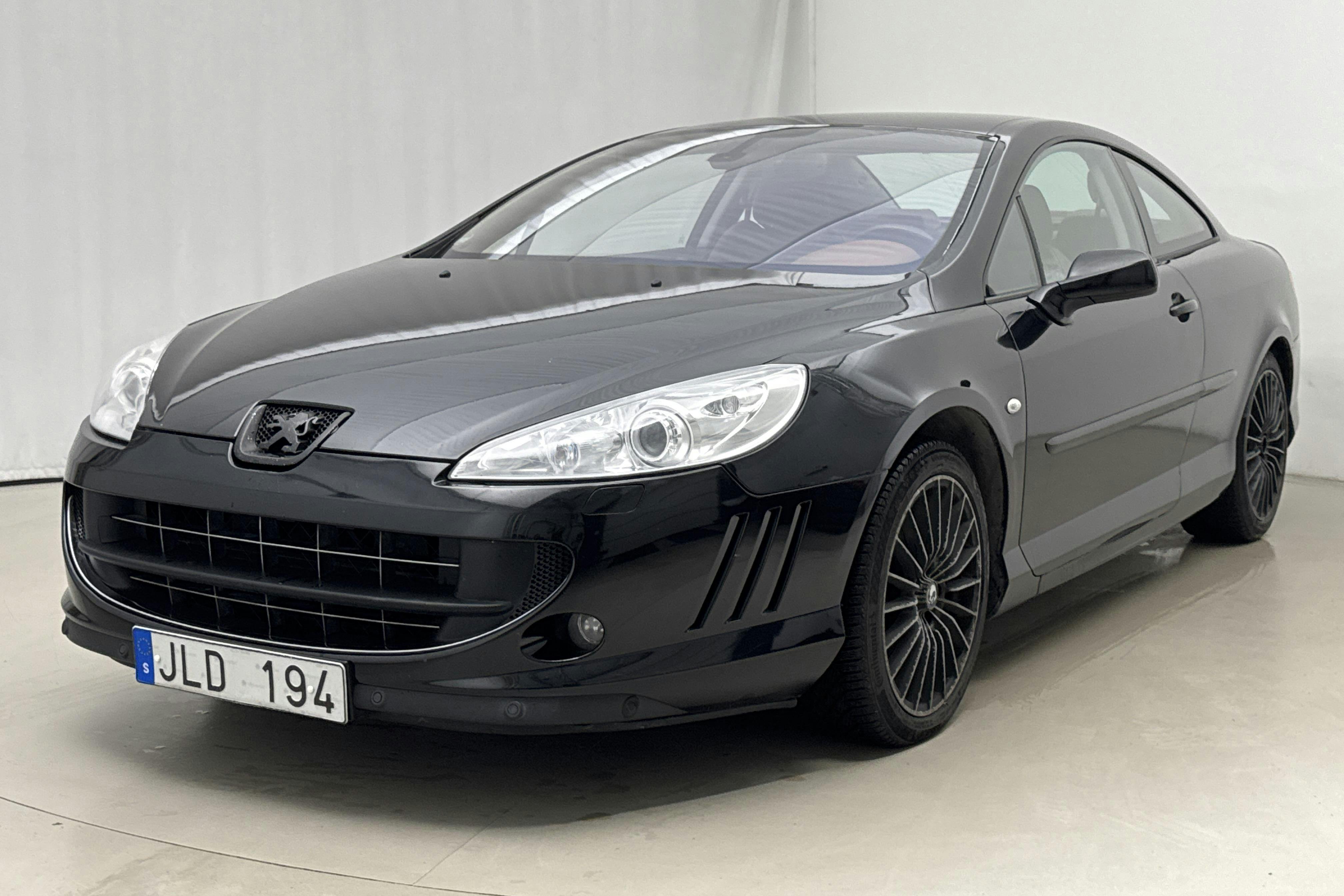 Presentation photo 1 of 17: Peugeot 407 2.7 HDi Coupé (204hk) - 163 540 km - Automatic - black - 2008