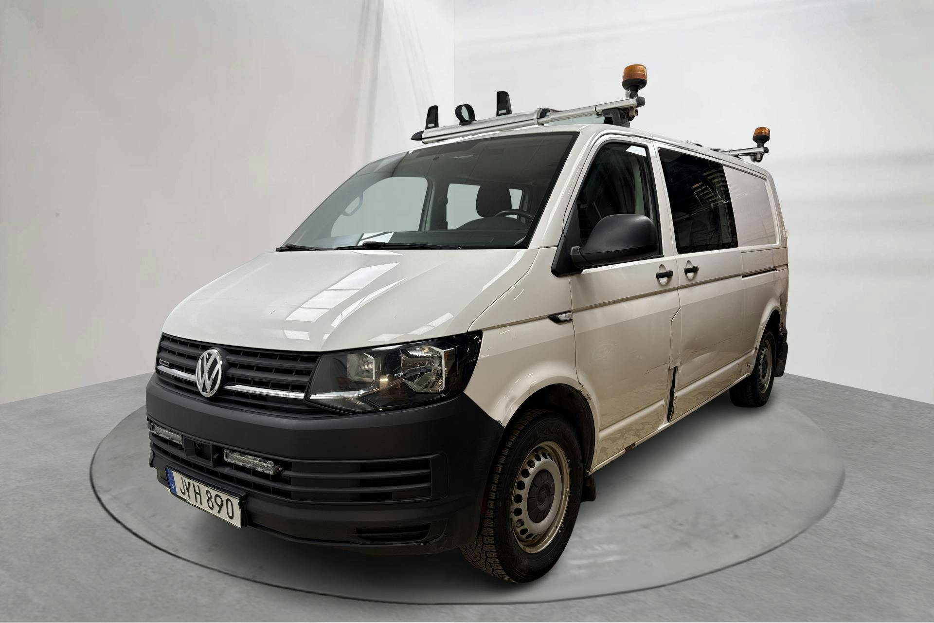 Presentation photo 1 of 15: VW Transporter T6 2.0 TDI BMT Skåp 4MOTION (150hk) - 148 530 km - Manual - white - 2018