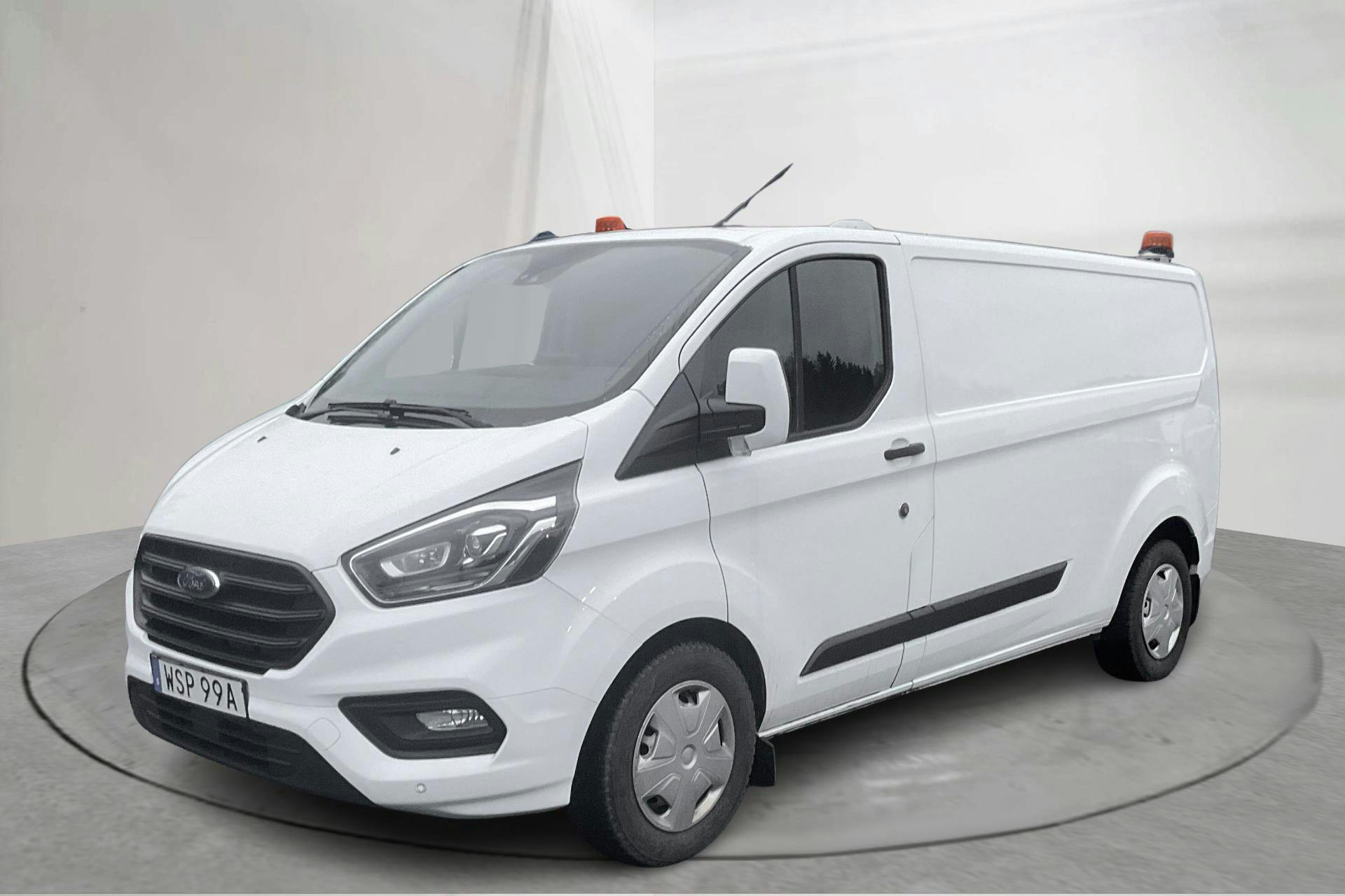 Presentation photo 1 of 13: Ford Transit Custom 300 (130hk) - 79 690 km - Automatic - white - 2019
