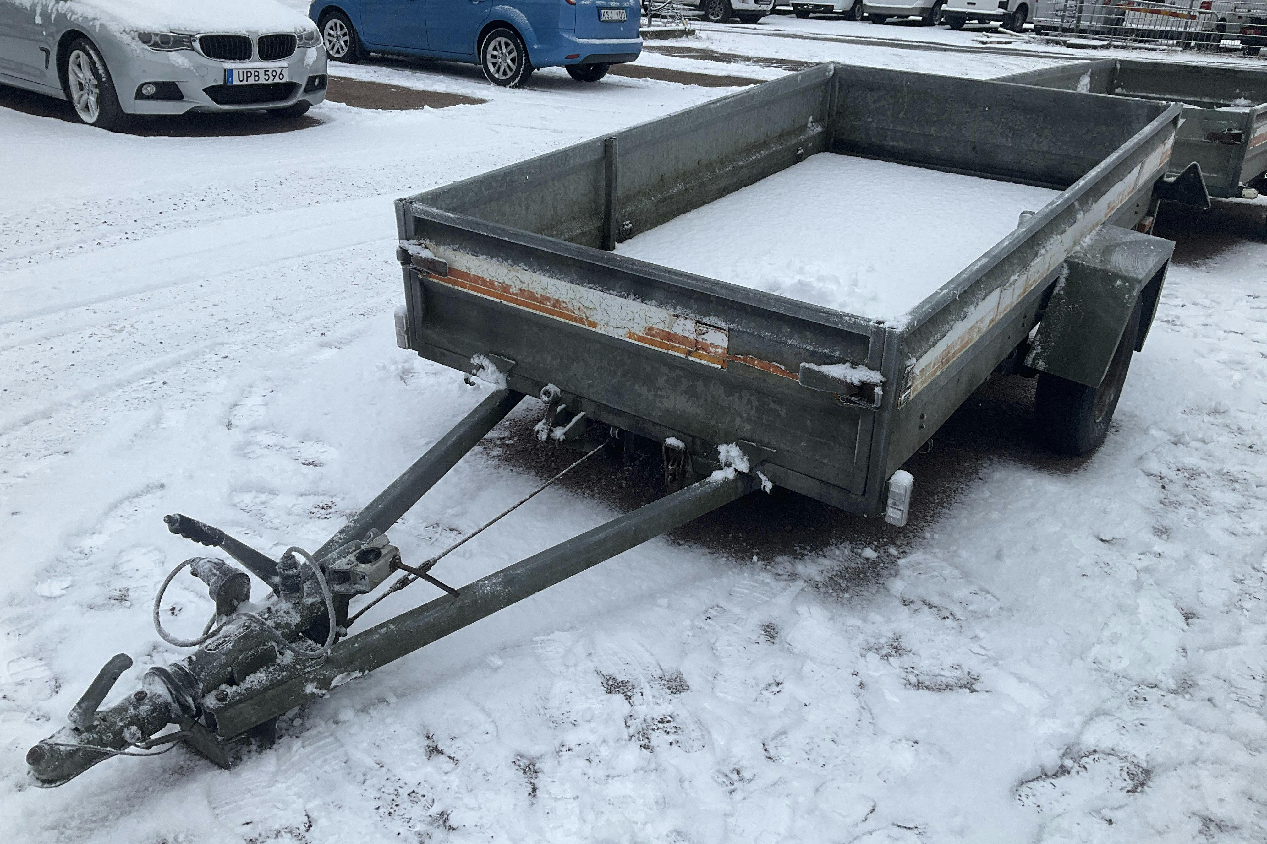 Presentation photo 1 of 8: GISEBO 1250/TRANSPORTER 1250 TRANSPORTER Släpvagn (Rep.Objekt) - 0 km - gray - 1988