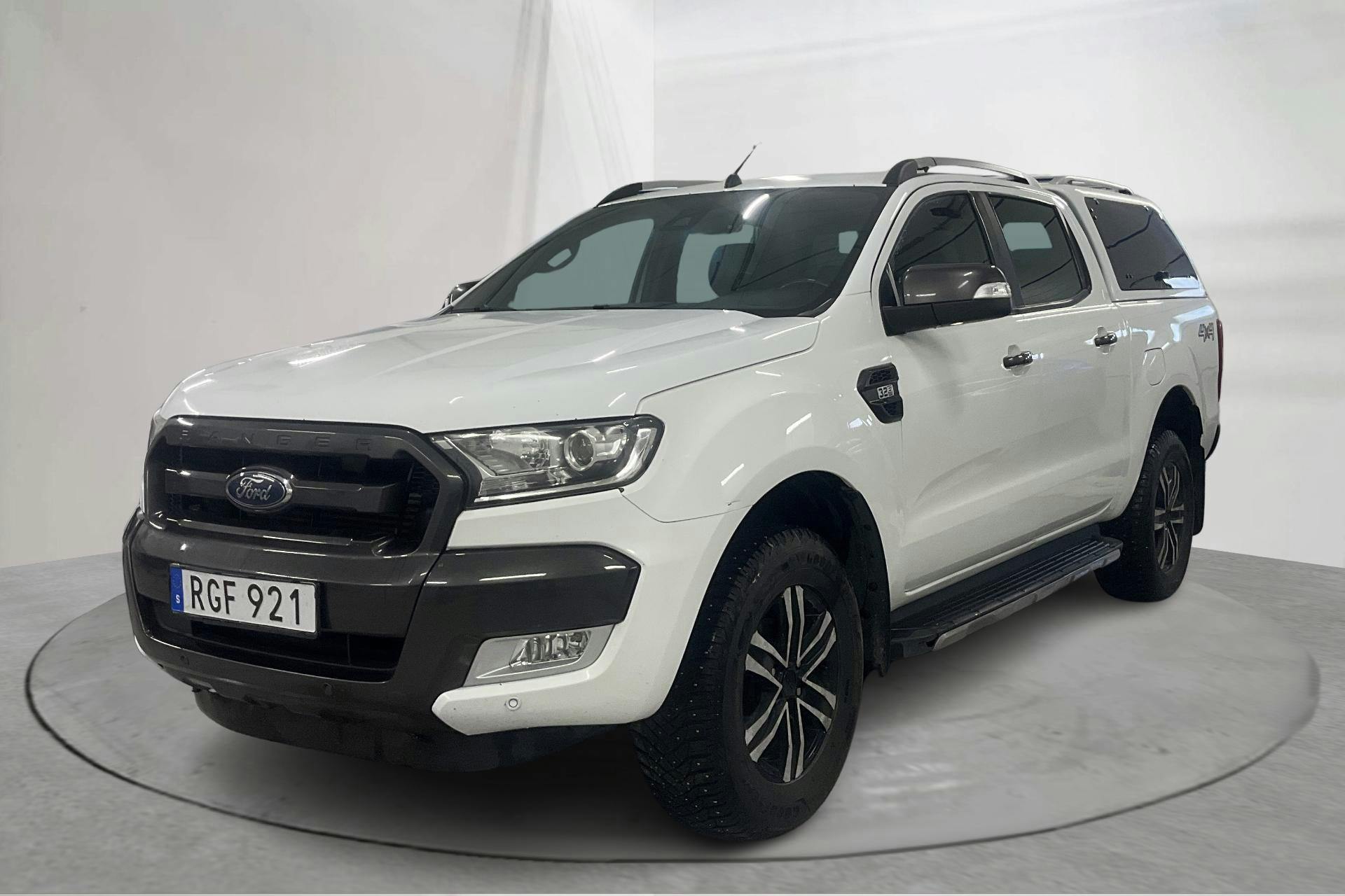Presentation photo 1 of 20: Ford Ranger 3.2 TDCi 4WD (200hk) - 260 900 km - Automatic - white - 2017