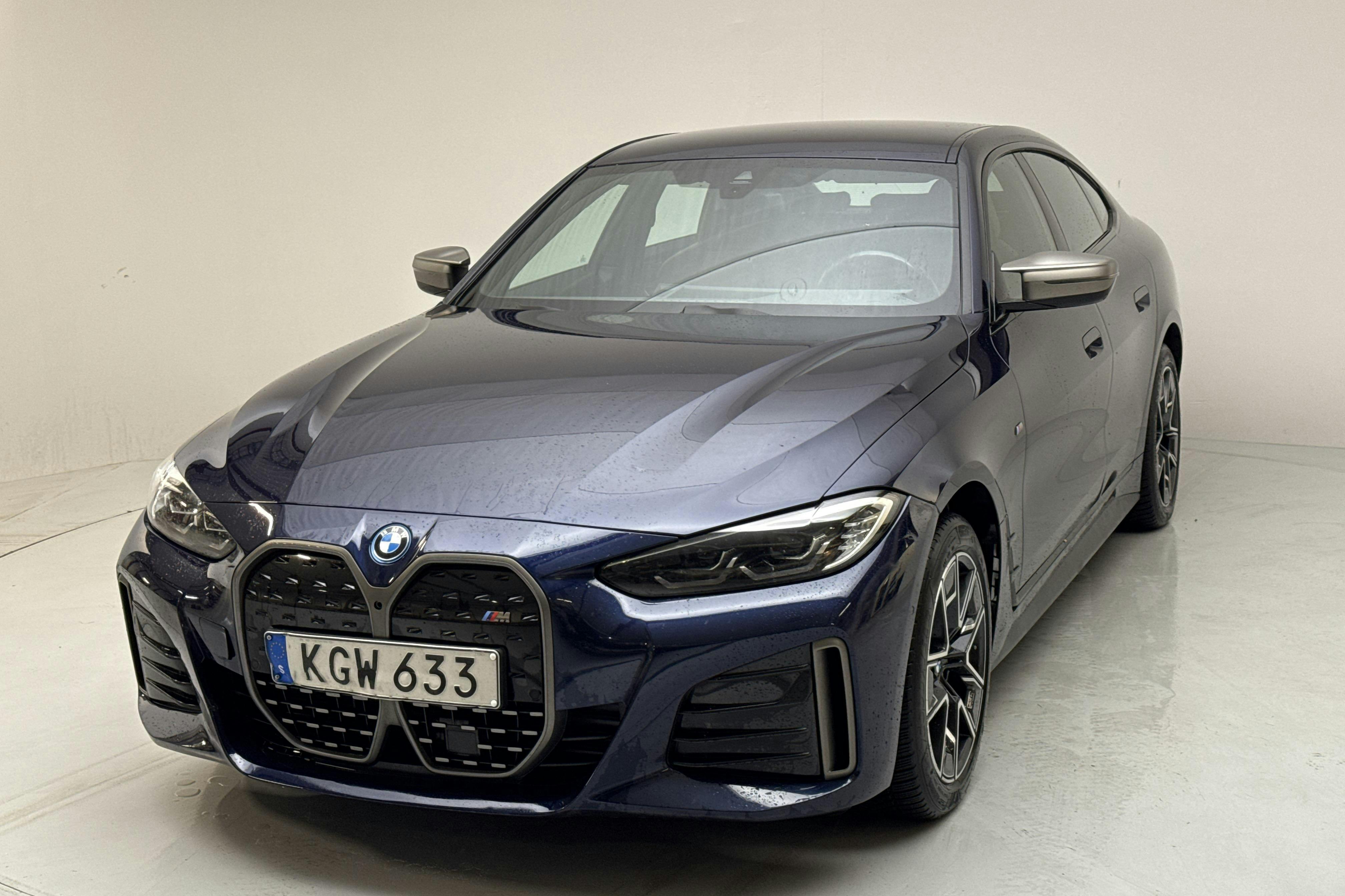 Presentation photo 1 of 17: BMW i4 M50 xDrive, G26 (523hk) - 79 230 km - Automatic - blue - 2024