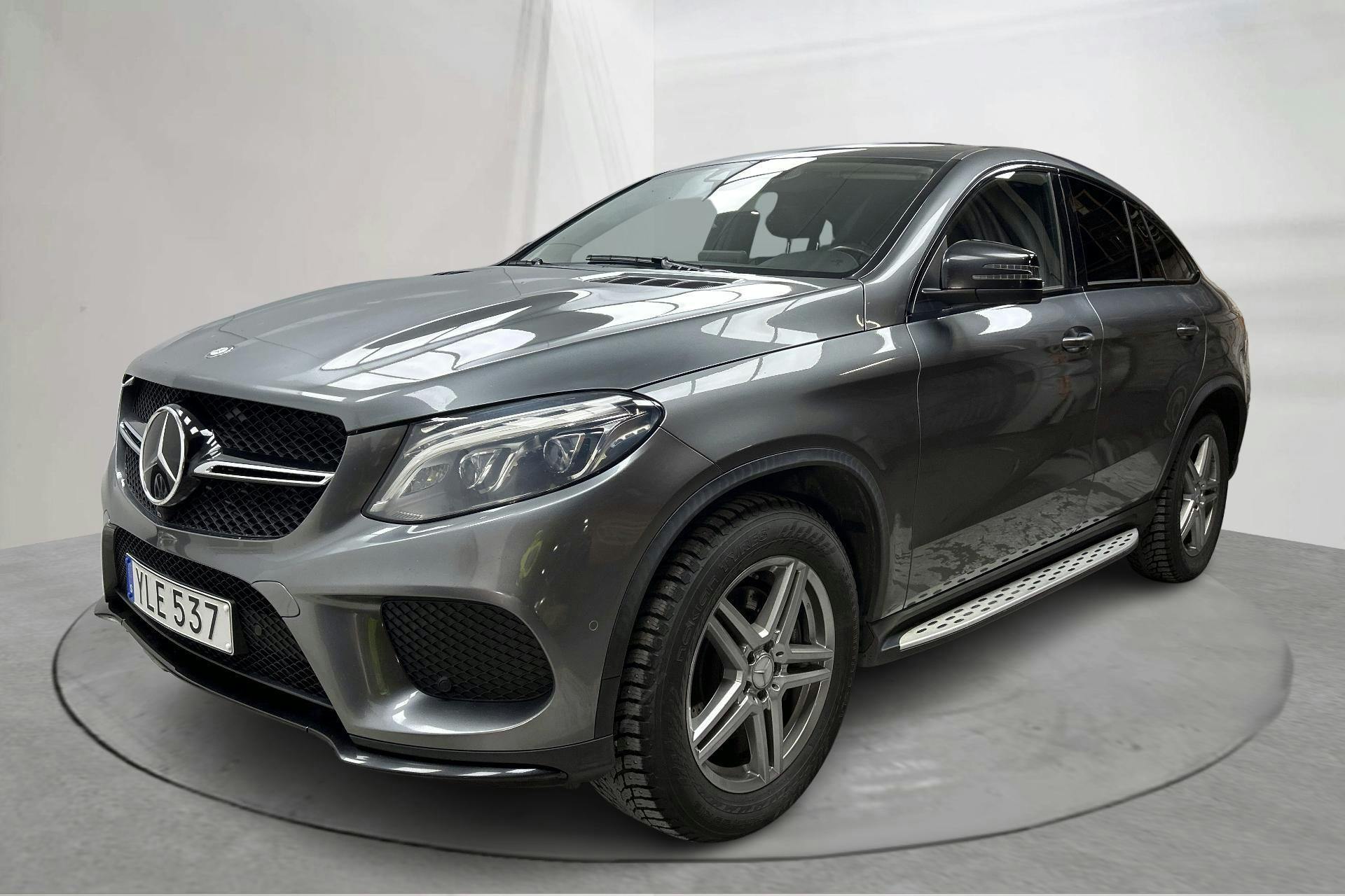 Presentationsfoto 1 av 17: Mercedes GLE 350 d 4MATIC Coupé C292 (258hk) - 25 305 mil - Automat - grå - 2017