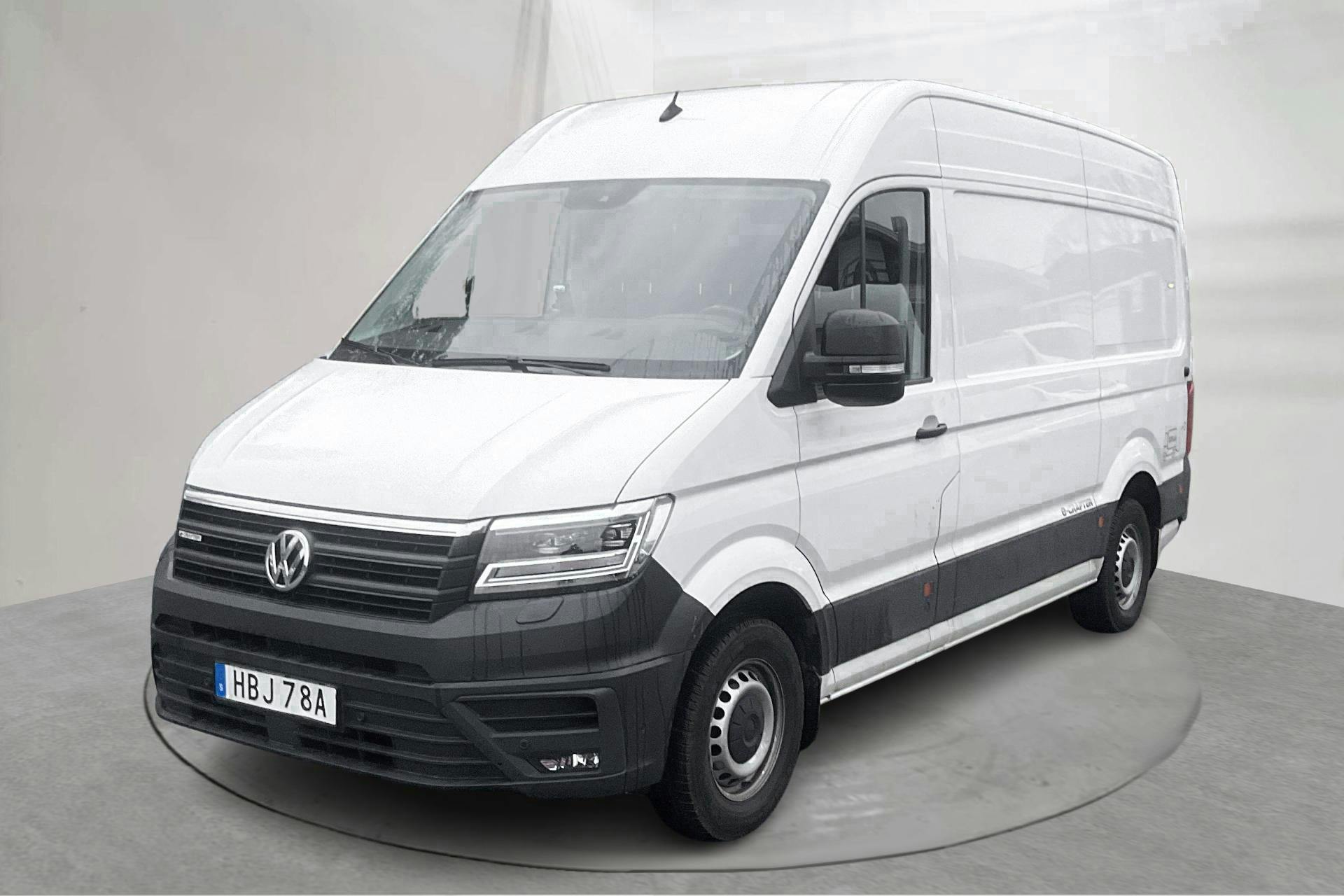 Presentationsfoto 1 av 13: VW E-Crafter 35 Skåp (136hk) - 3 704 mil - Automat - vit - 2022