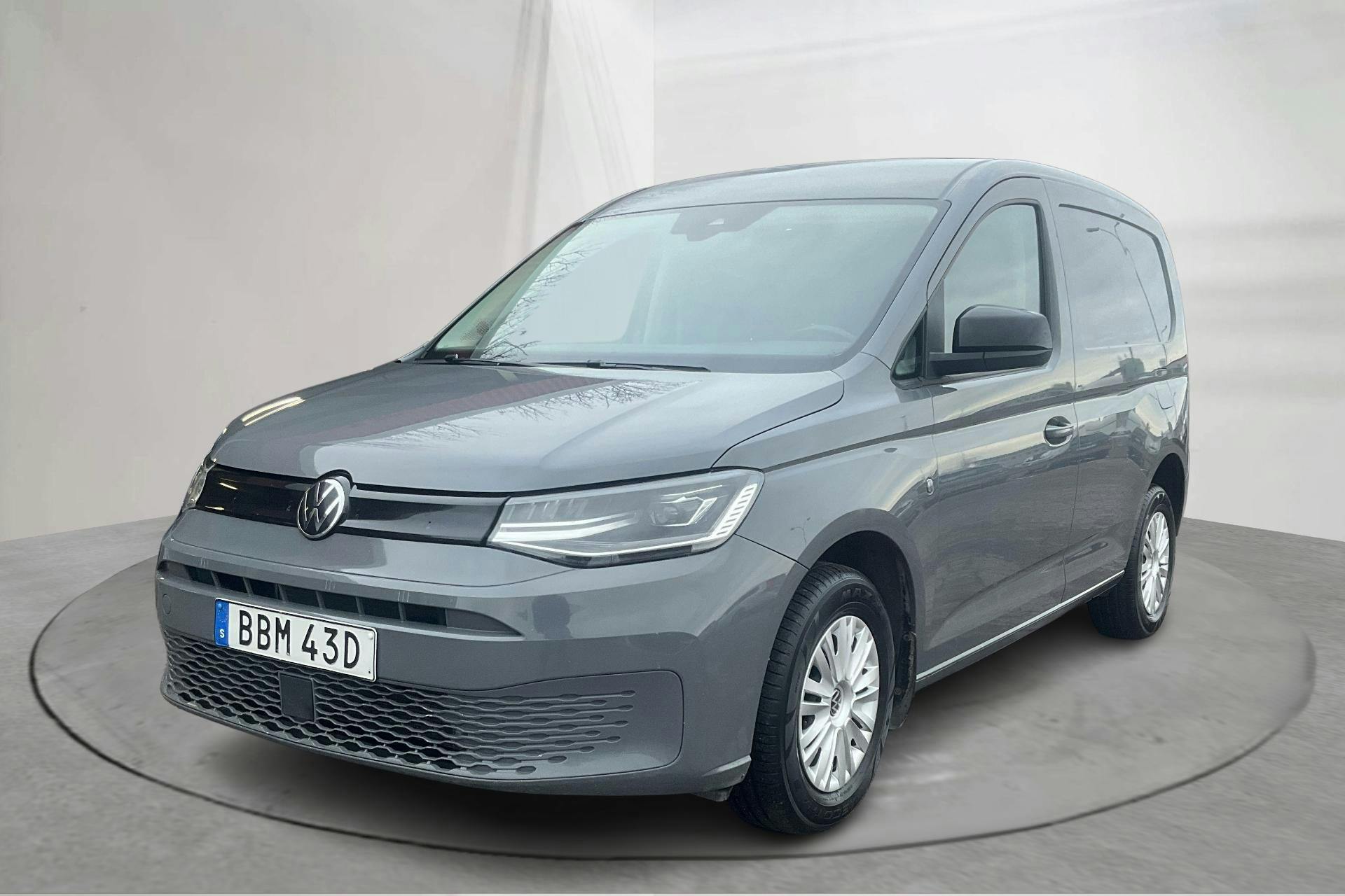 Presentation photo 1 of 13: VW Caddy Cargo 2.0 TDI Skåp (75hk) - 149 230 km - Manual - gray - 2022