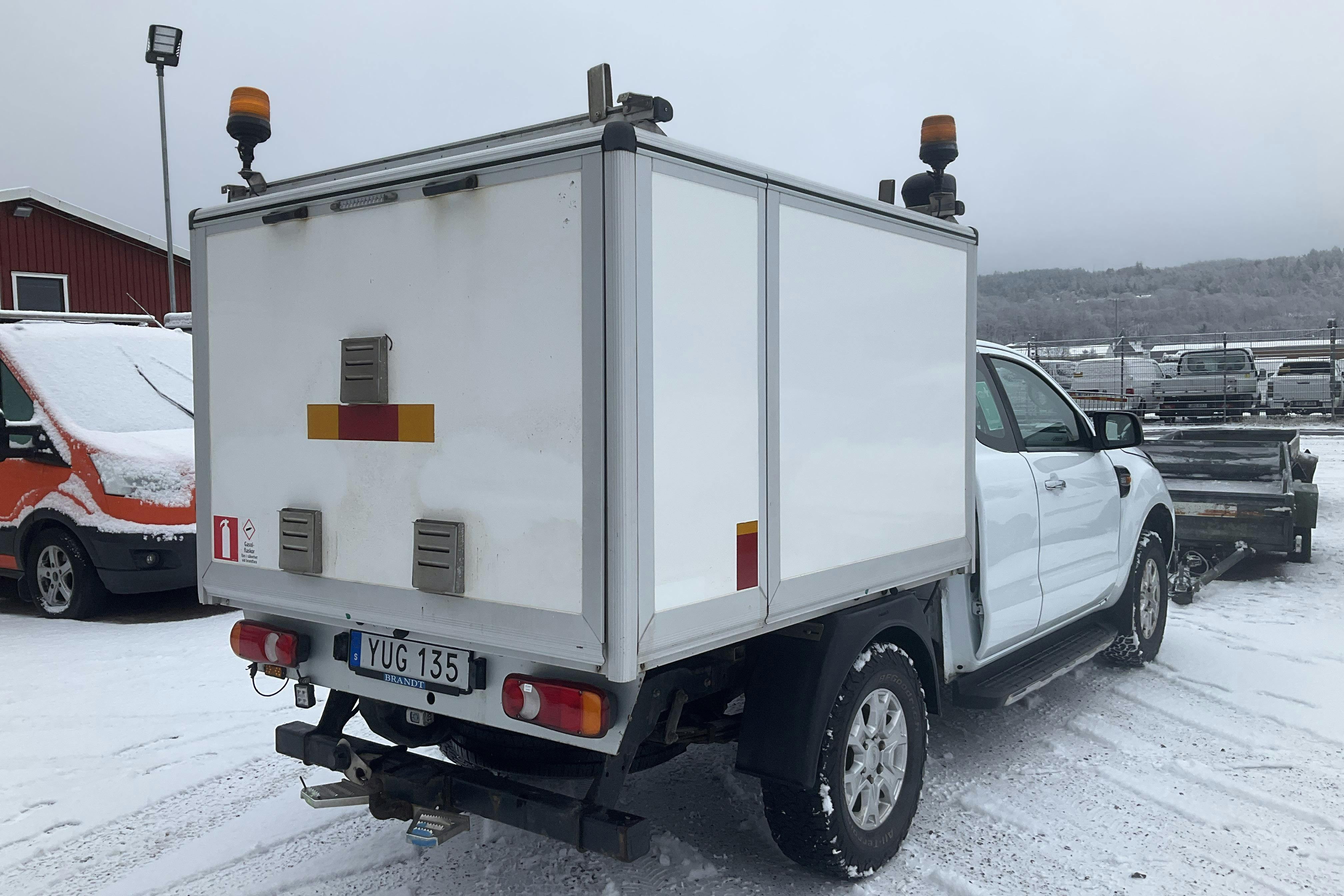 Presentation photo 12 of 12: Ford Ranger 2.2 TDCi 4WD (160hk) - 215 800 km - Manual - white - 2018