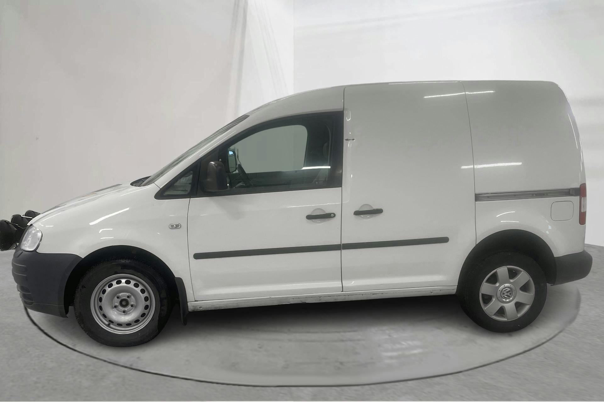 Presentation photo 2 of 13: VW Caddy 1.9 TDI Skåp 4motion (105hk) - 269 250 km - Manual - white - 2009