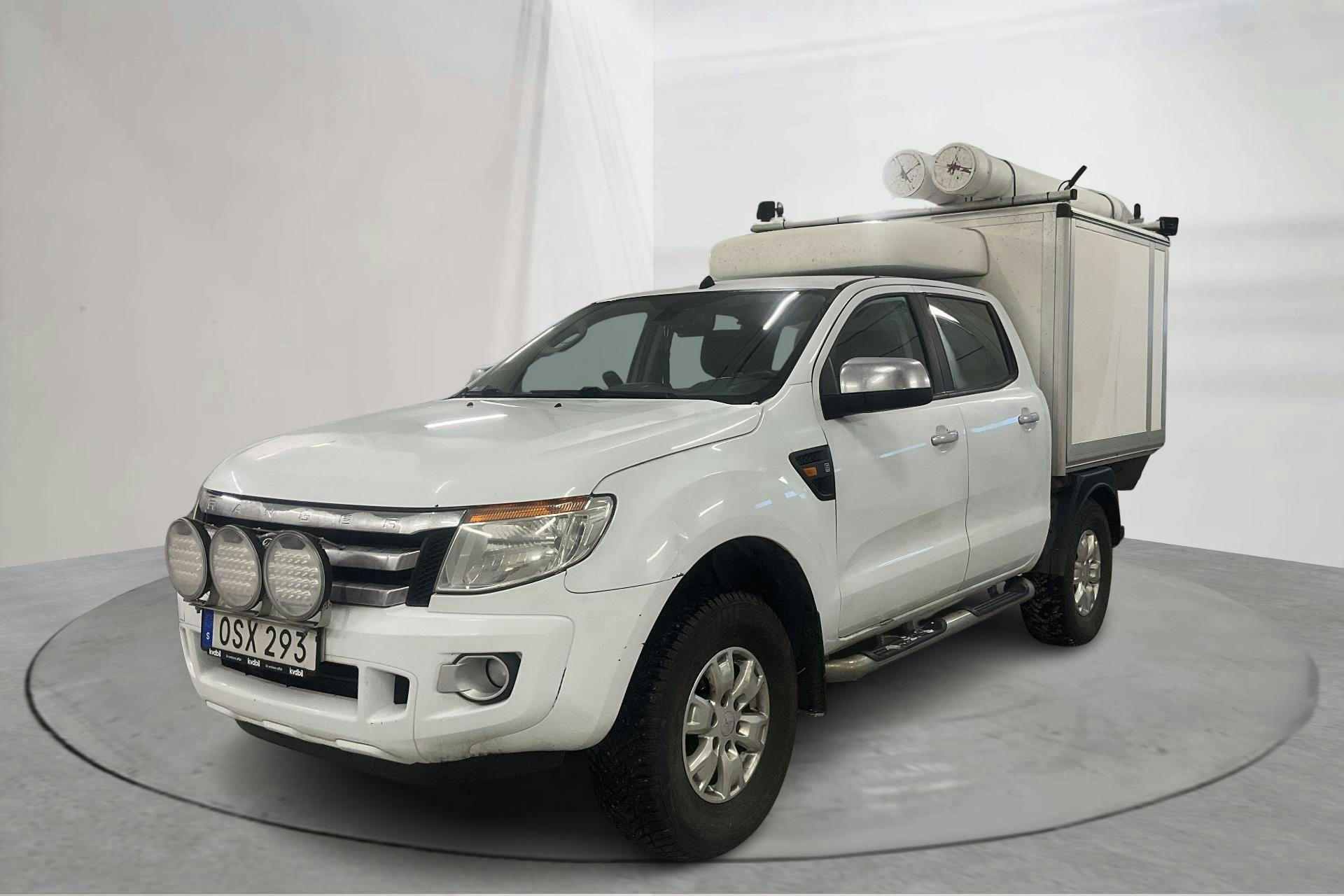 Presentation photo 1 of 19: Ford Ranger 2.2 TDCi 4WD (150hk) - 192 100 km - Manual - white - 2015