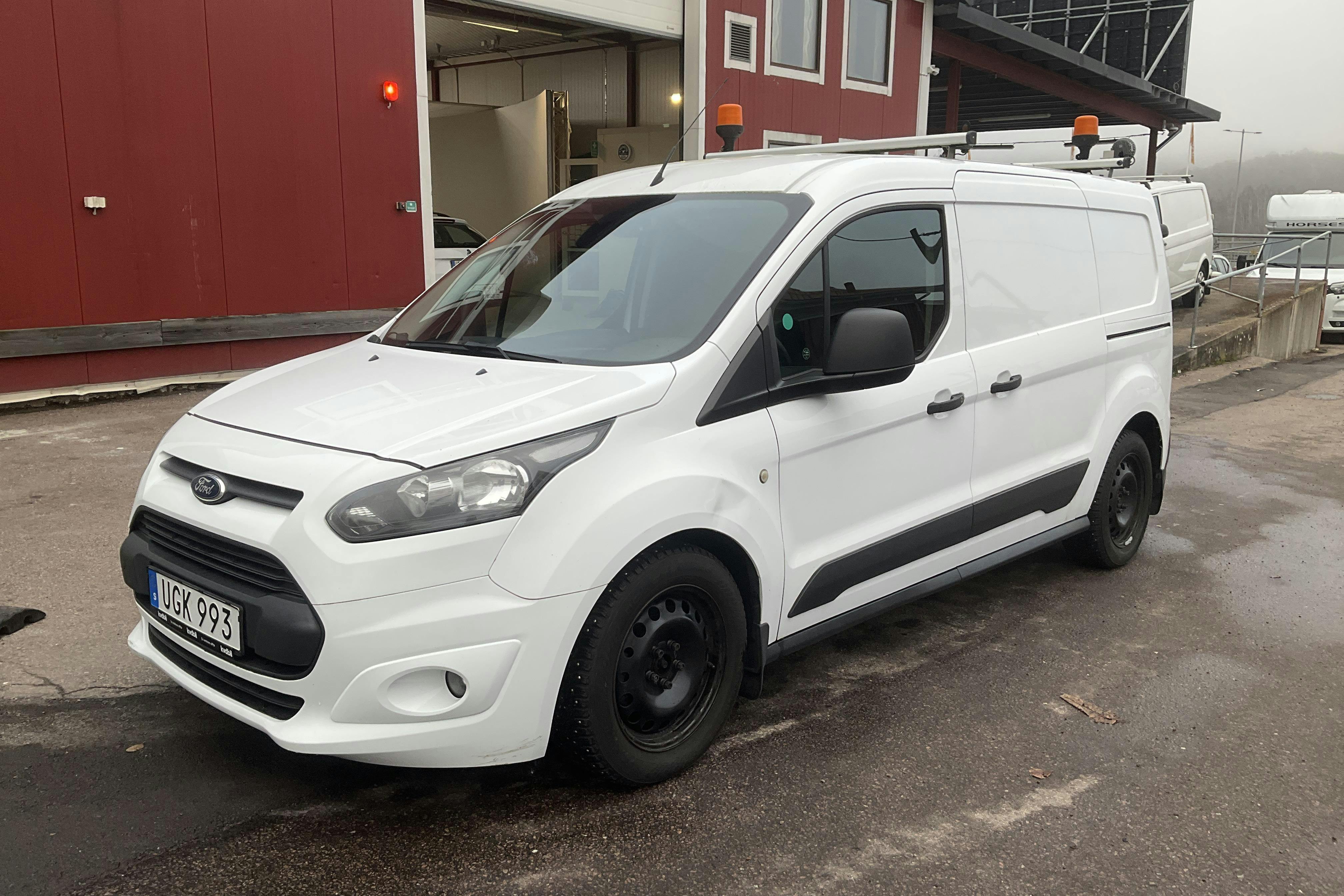 Presentation photo 1 of 16: Ford Transit Connect 1.6 TDCi (95hk) - 121 670 km - Manual - white - 2015