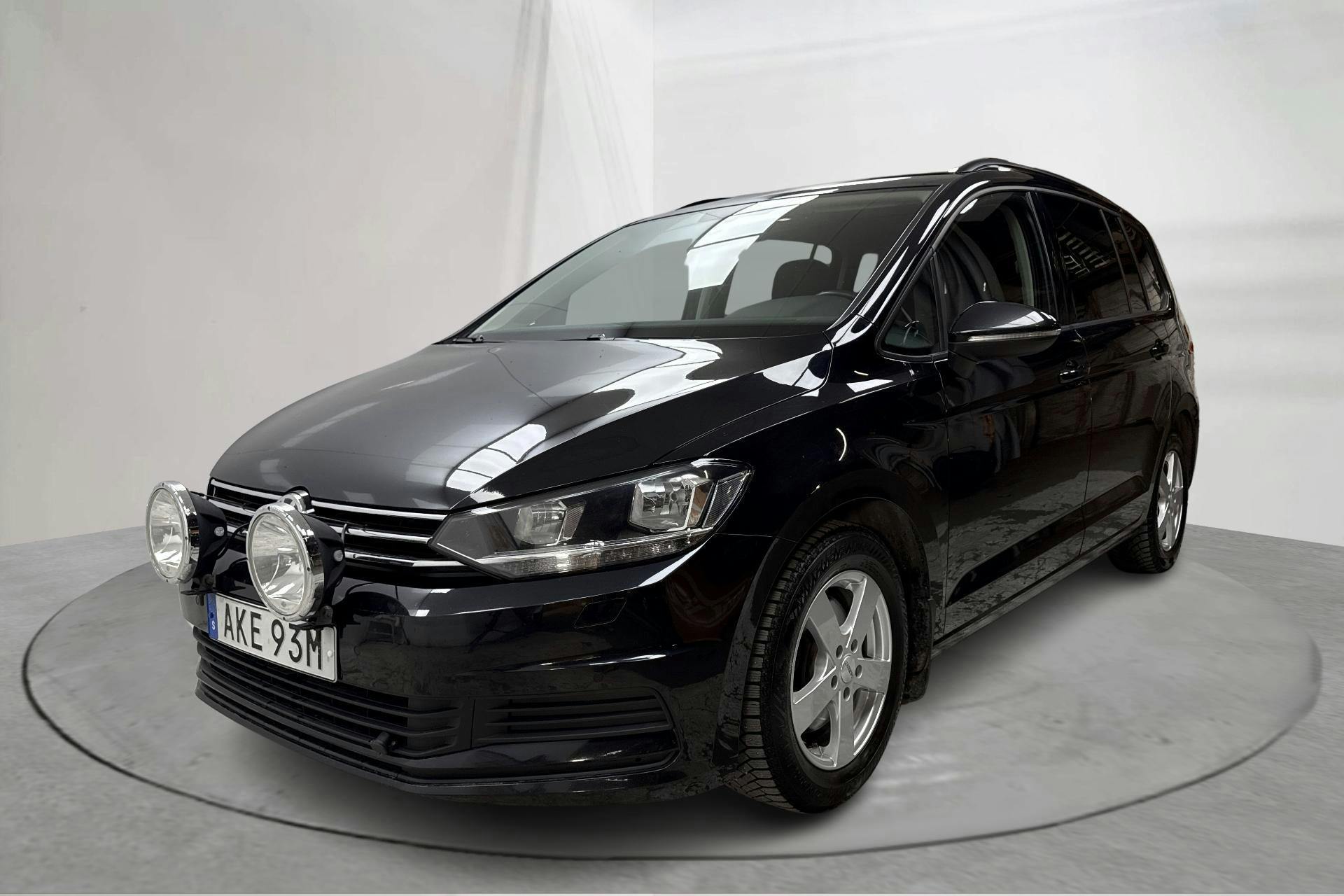 Presentation photo 1 of 15: VW Touran 1.6 TDI (115hk) - 77 710 km - Automatic - black - 2019