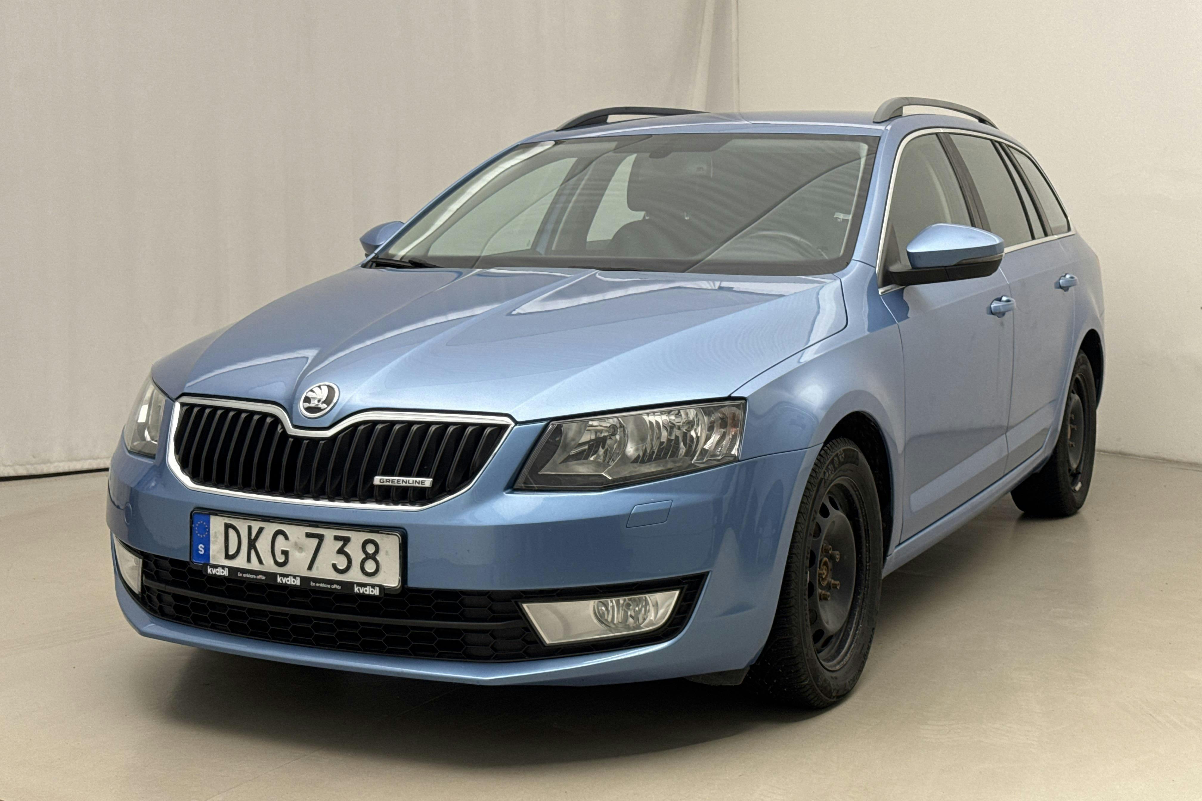 Skoda Octavia III 1.6 TDI GreenLine CR Combi (110hk) - 209 270 km - Manualna - niebieski - 2015