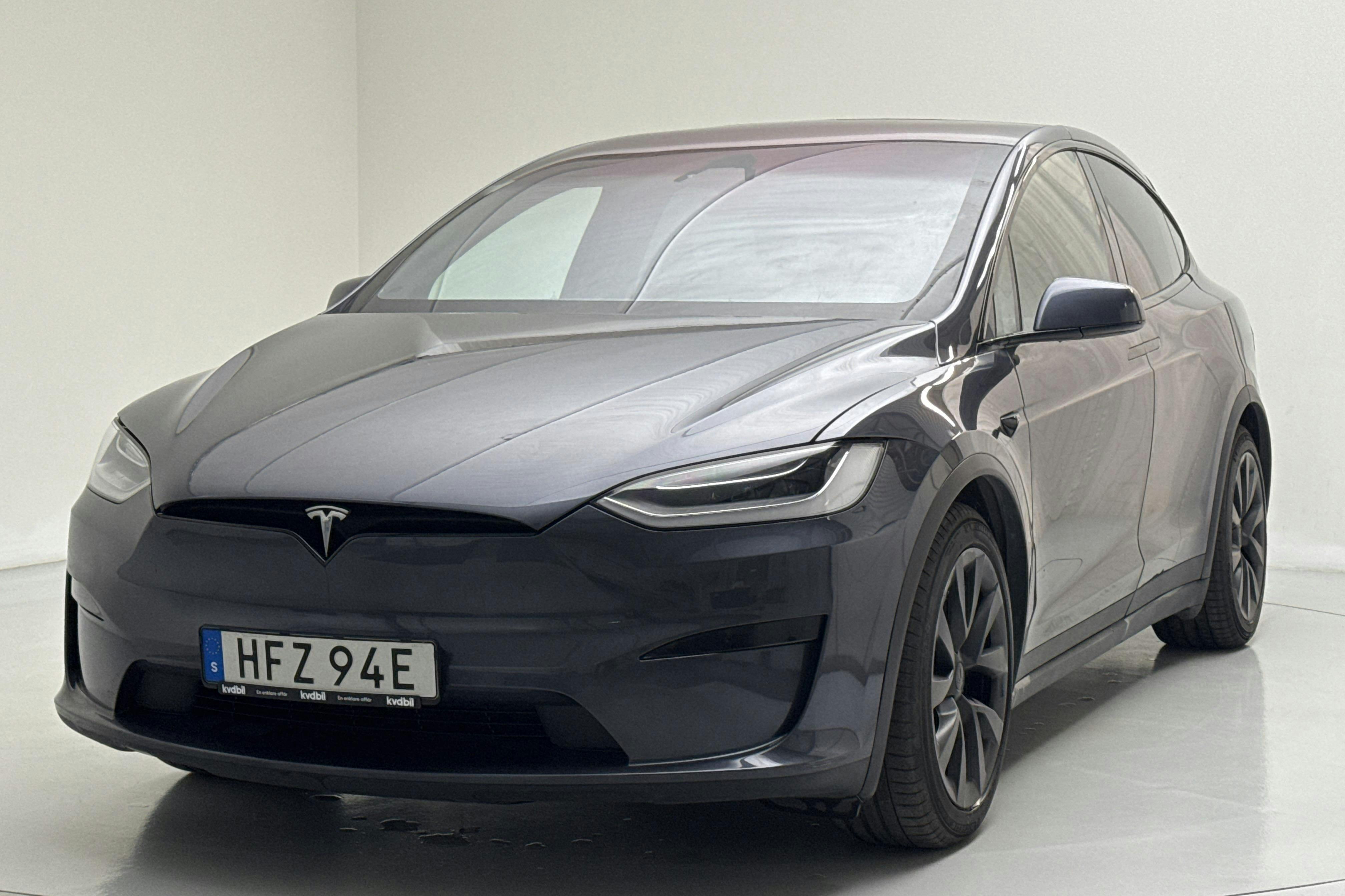 Presentation photo 1 of 19: Tesla Model X LR AWD (669hk) - 115 300 km - Automatic - gray - 2023
