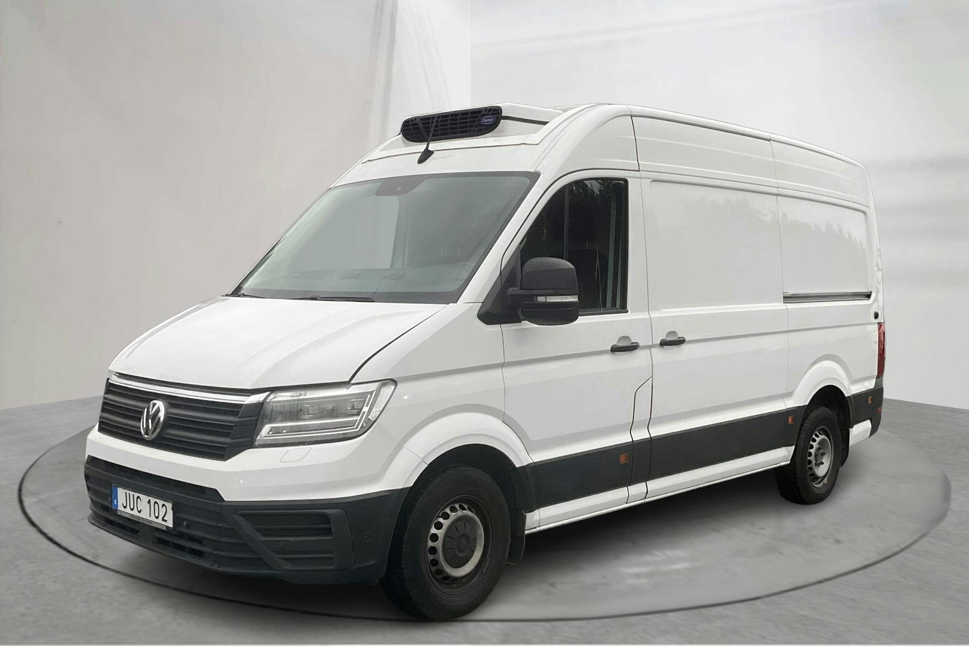 Presentationsfoto 1 av 17: VW Crafter 35 2.0 TDI Skåp (177hk) - 22 759 mil - Automat - vit - 2018