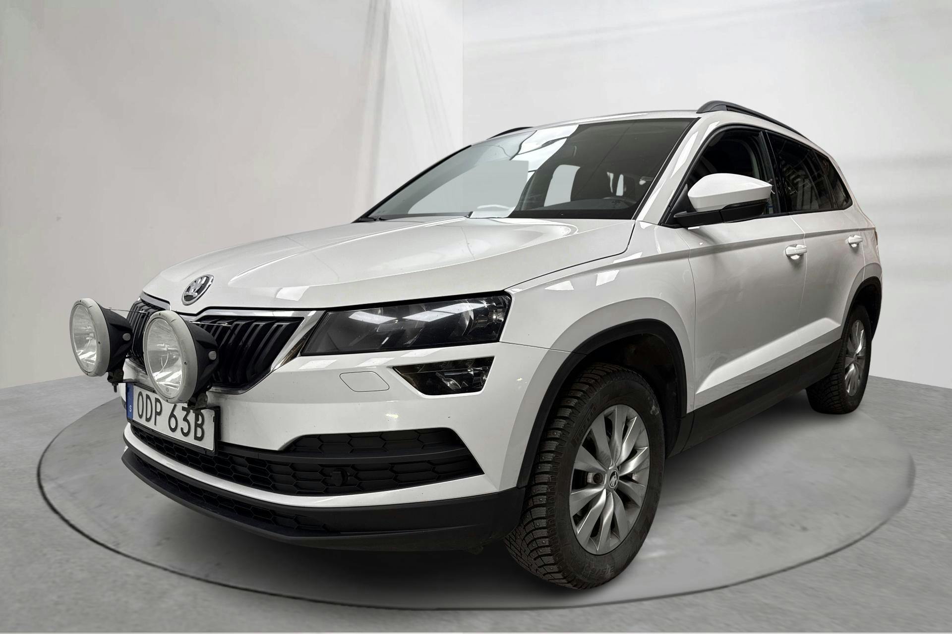 Presentation photo 1 of 15: Skoda Karoq 2.0 TDI 4X4 (150hk) - 218 520 km - Automatic - white - 2020