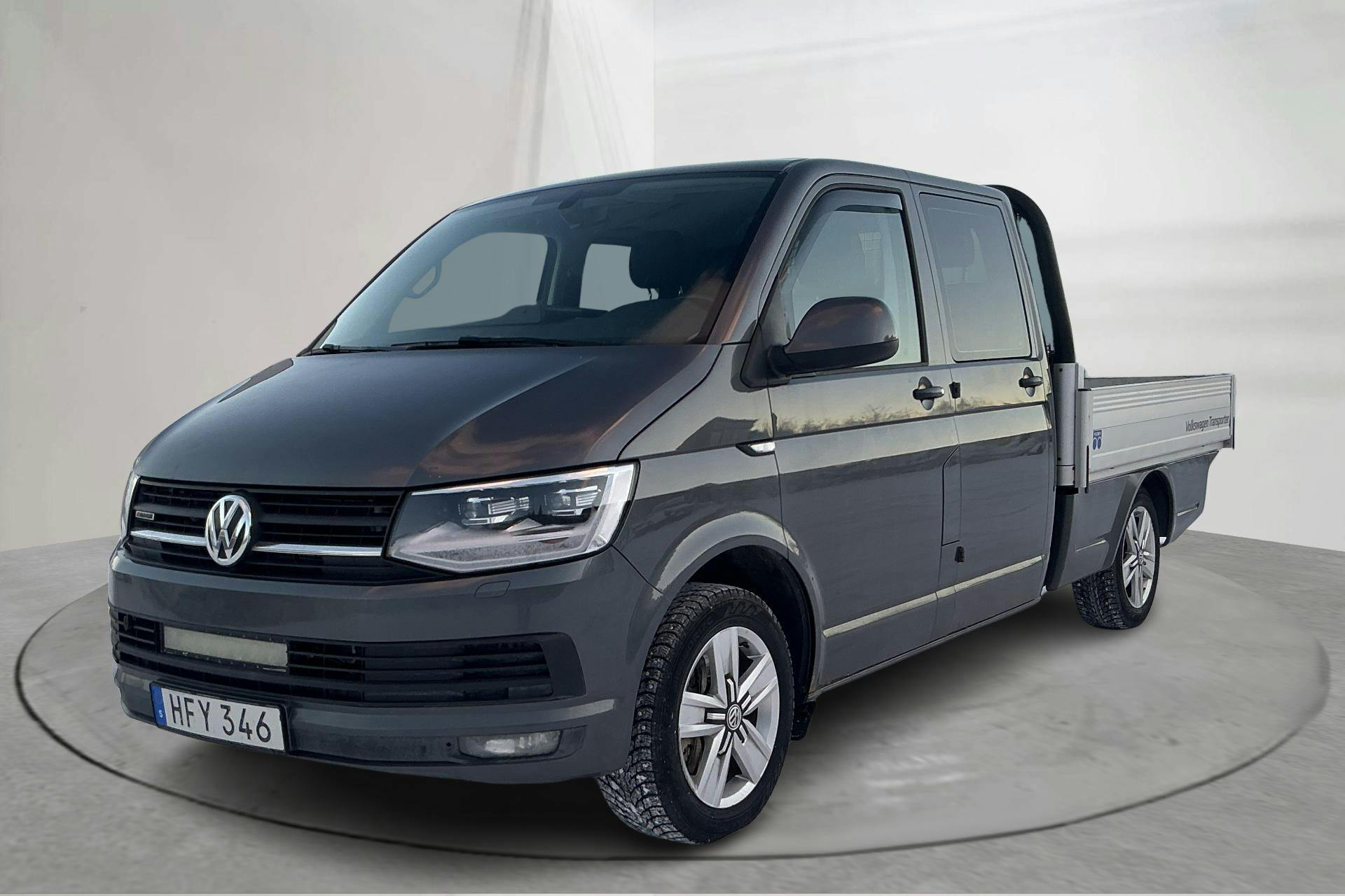 Presentation photo 1 of 17: VW Transporter T6 2.0 TDI BMT 4MOTION (204hk) - 211 560 km - Automatic - gray - 2017