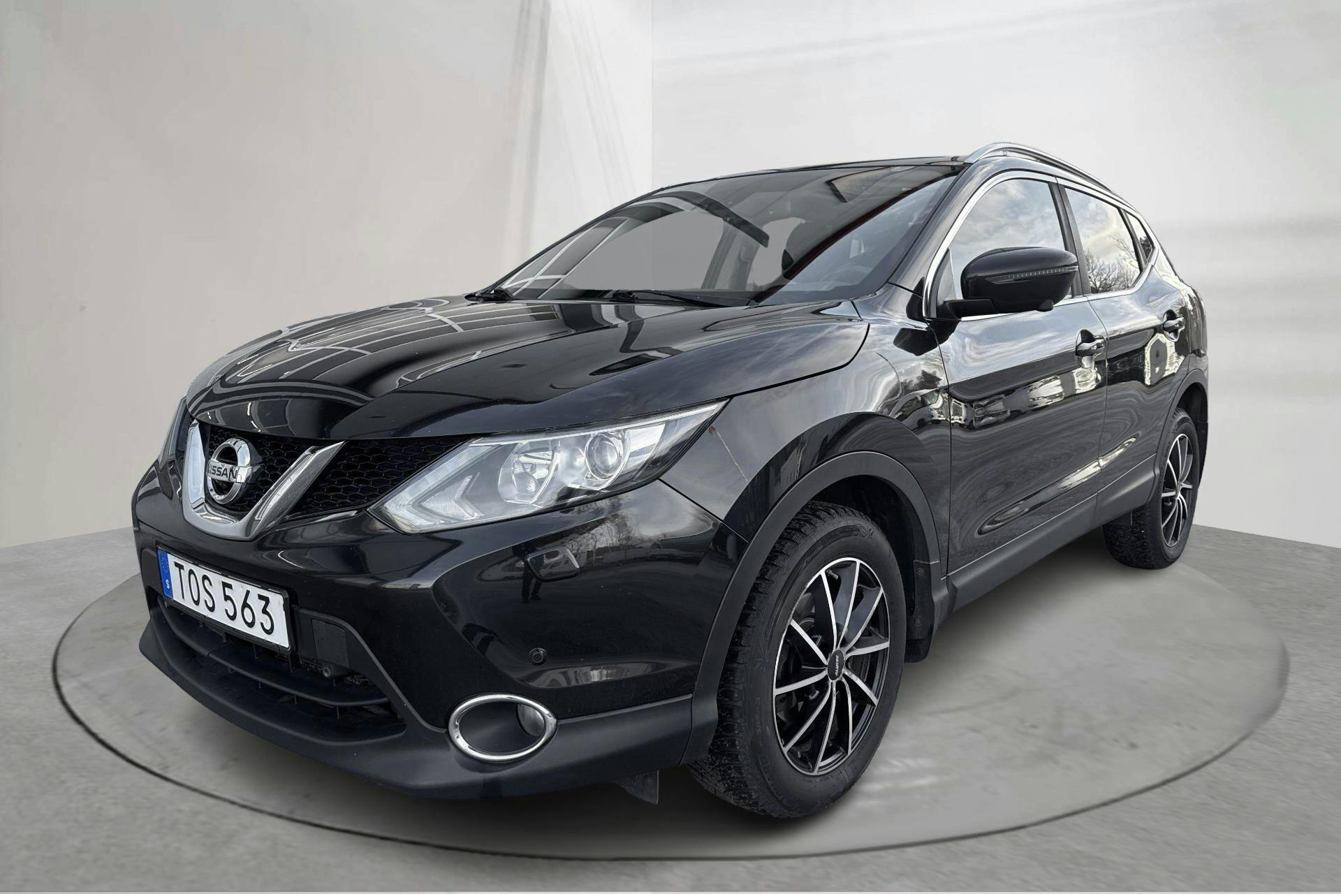Presentation photo 1 of 17: Nissan Qashqai 1.2 (115hk) - 204 370 km - Automatic - black - 2017