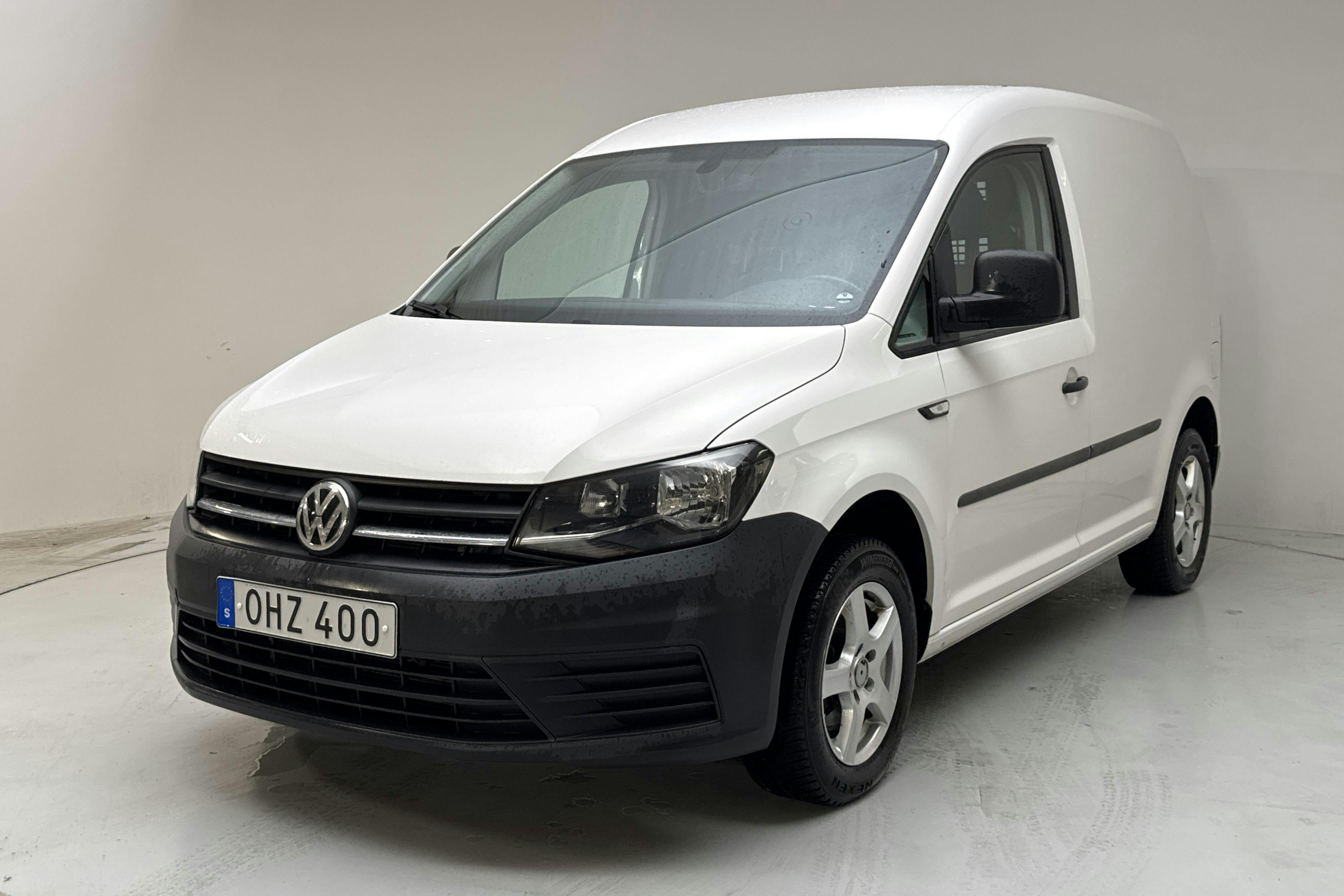 Presentation photo 1 of 15: VW Caddy 2.0 TDI Skåp (75hk) - 87 550 km - Manual - white - 2017