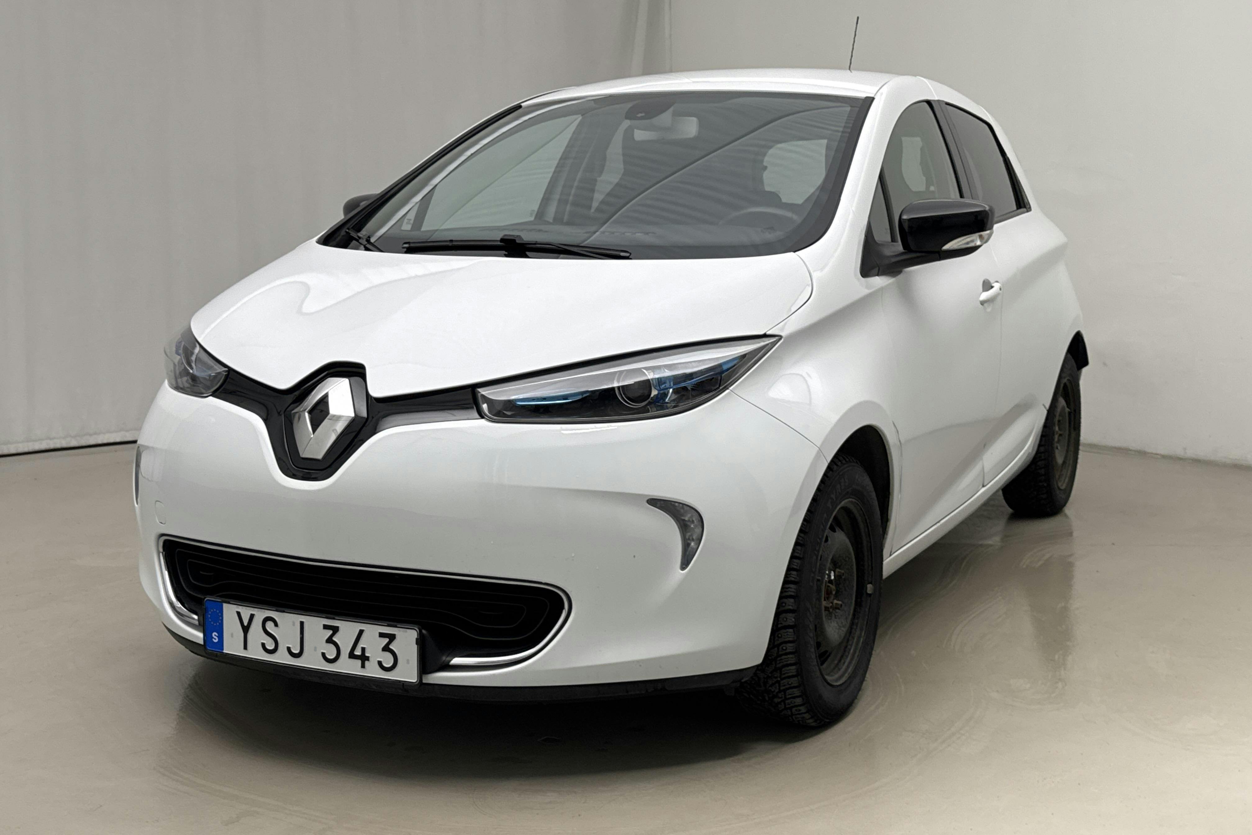 Presentation photo 1 of 19: Renault Zoe 41kWh R110 (108hk) - 65 000 km - Automatic - white - 2019