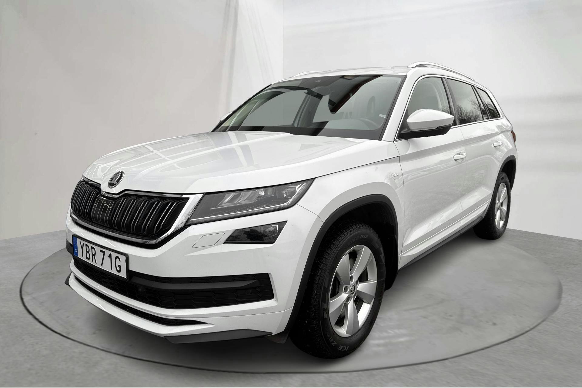 Presentation photo 1 of 24: Skoda Kodiaq 2.0 TDI 4X4 (200hk) - 129 710 km - Automatic - white - 2021