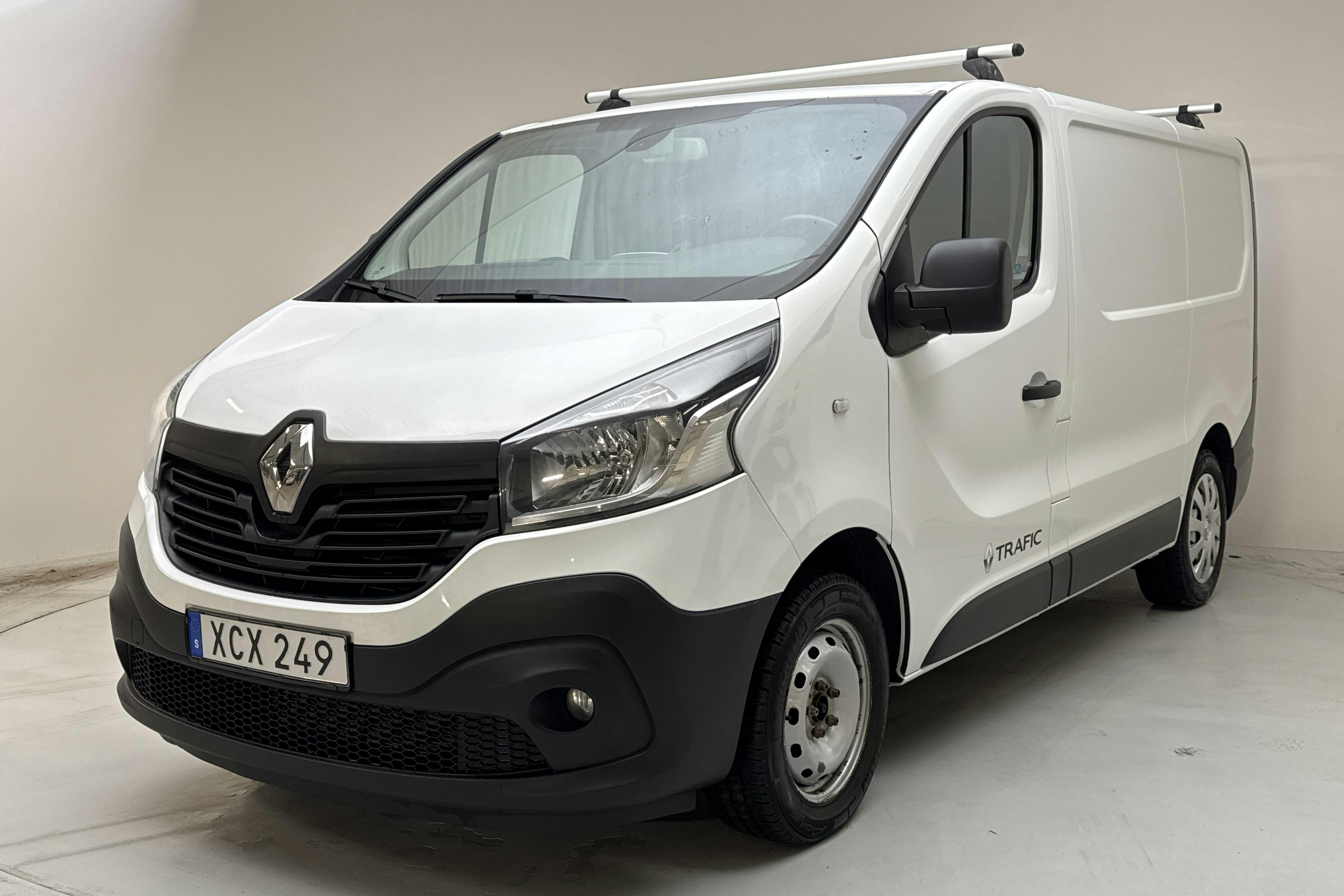 Presentation photo 1 of 12: Renault Trafic 1.6 dCi Skåp (125hk) - 87 960 km - Manual - white - 2018