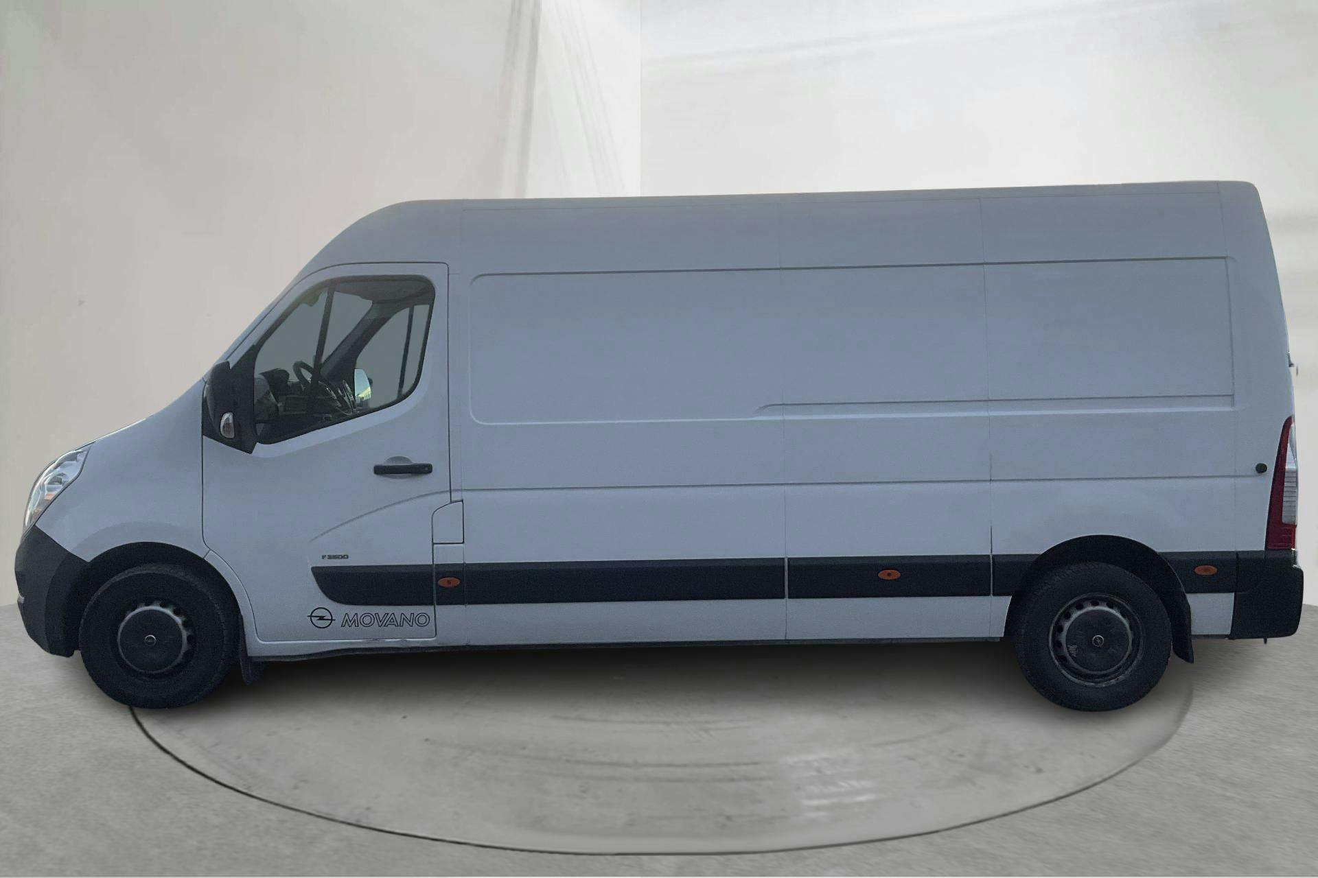 Presentation photo 2 of 18: Opel Movano 2.3 CDTI 2WD Skåp (170hk) - 148 300 km - Automatic - white - 2019