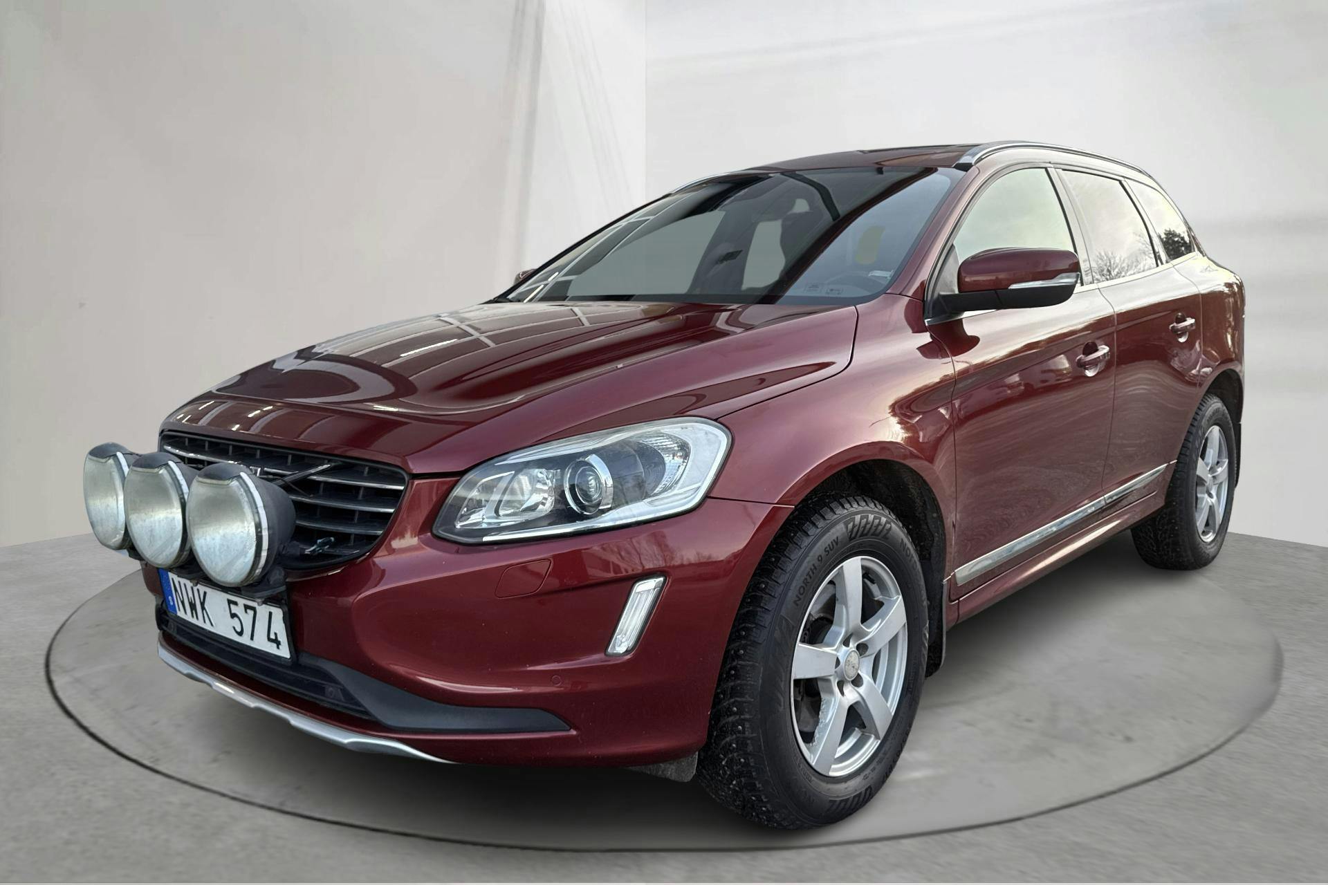 Presentation photo 1 of 17: Volvo XC60 D4 AWD (163hk) - 149 650 km - Automatic - red - 2014