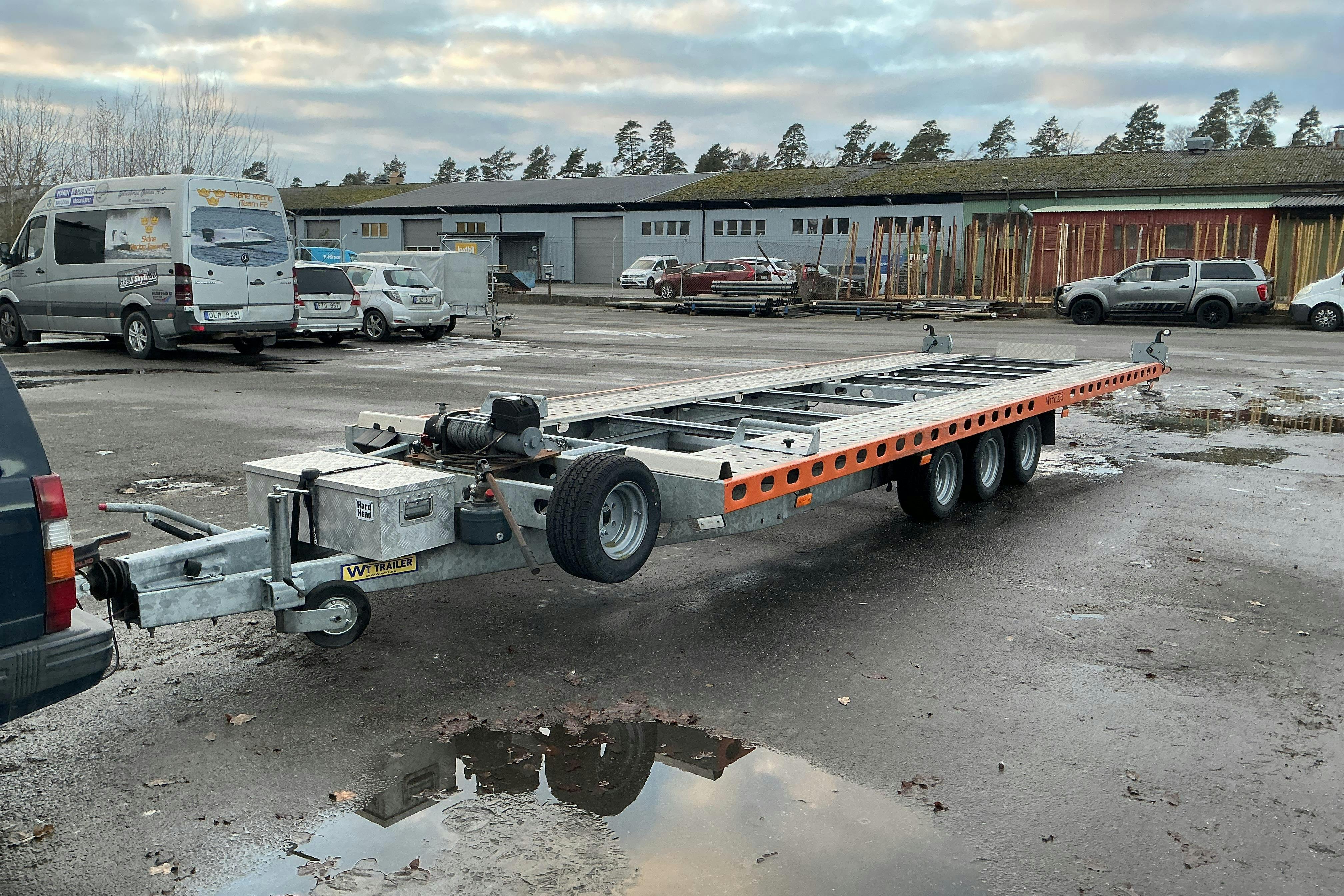 WIOLA Biltransport med tipp och vinsch - 0 km - grå - 2020