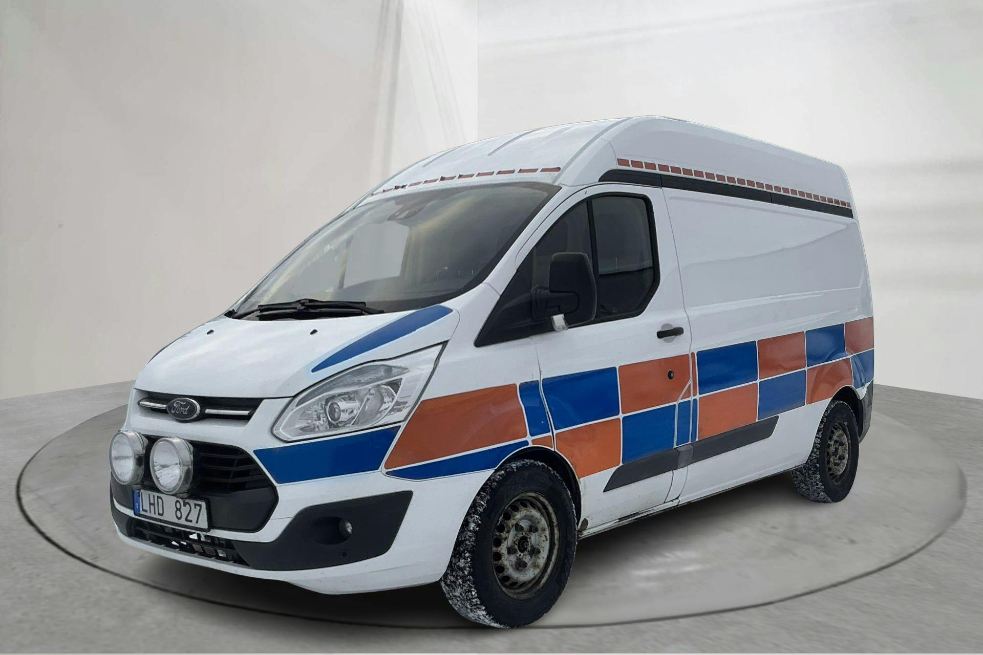 Presentation photo 1 of 16: Ford Transit Custom 290 (125hk) - 135 360 km - Manual - white - 2014