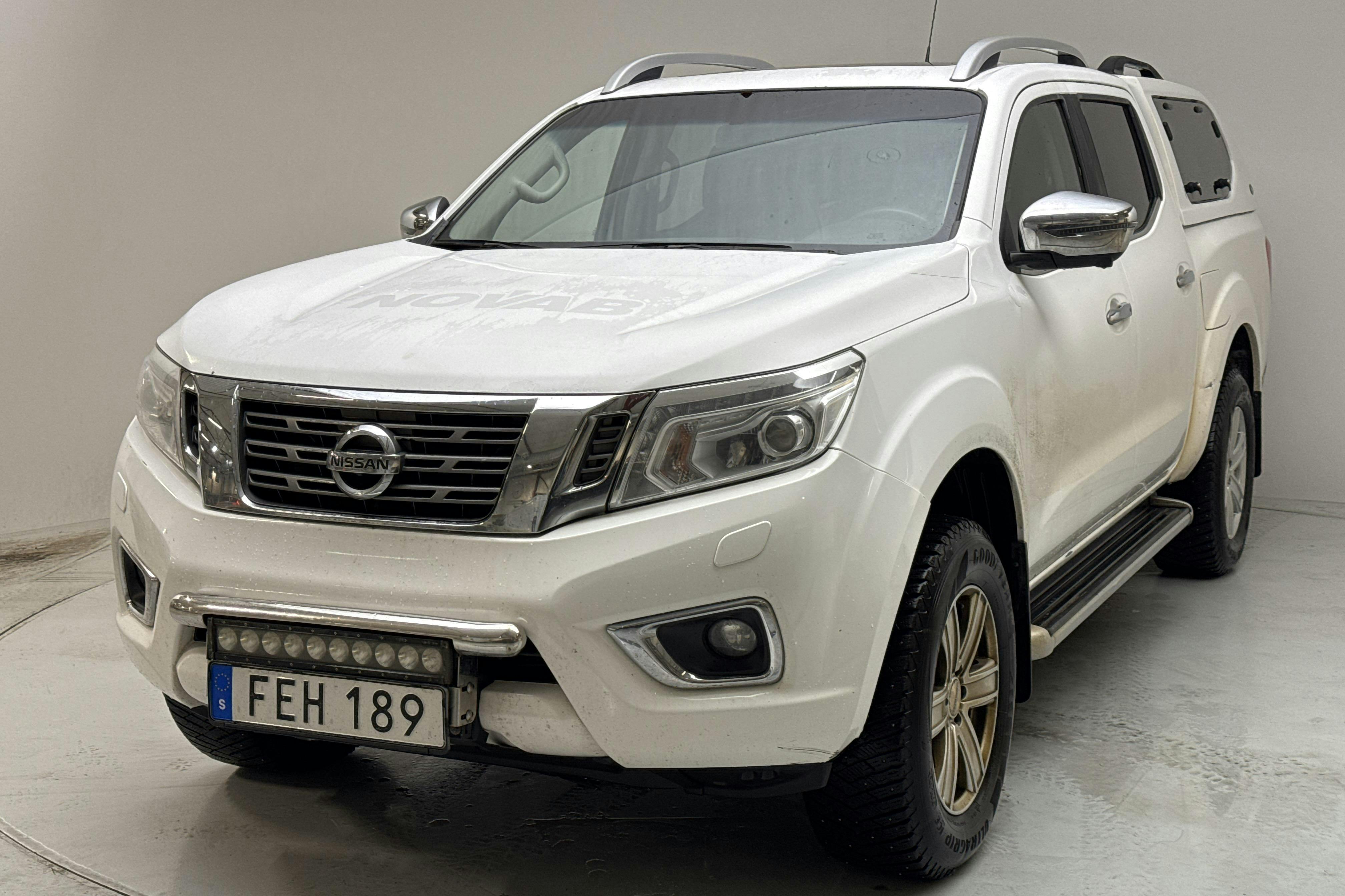 Presentation photo 1 of 17: Nissan Navara 2.3 dCi 4x4 (190hk) - 183 710 km - Automatic - white - 2018
