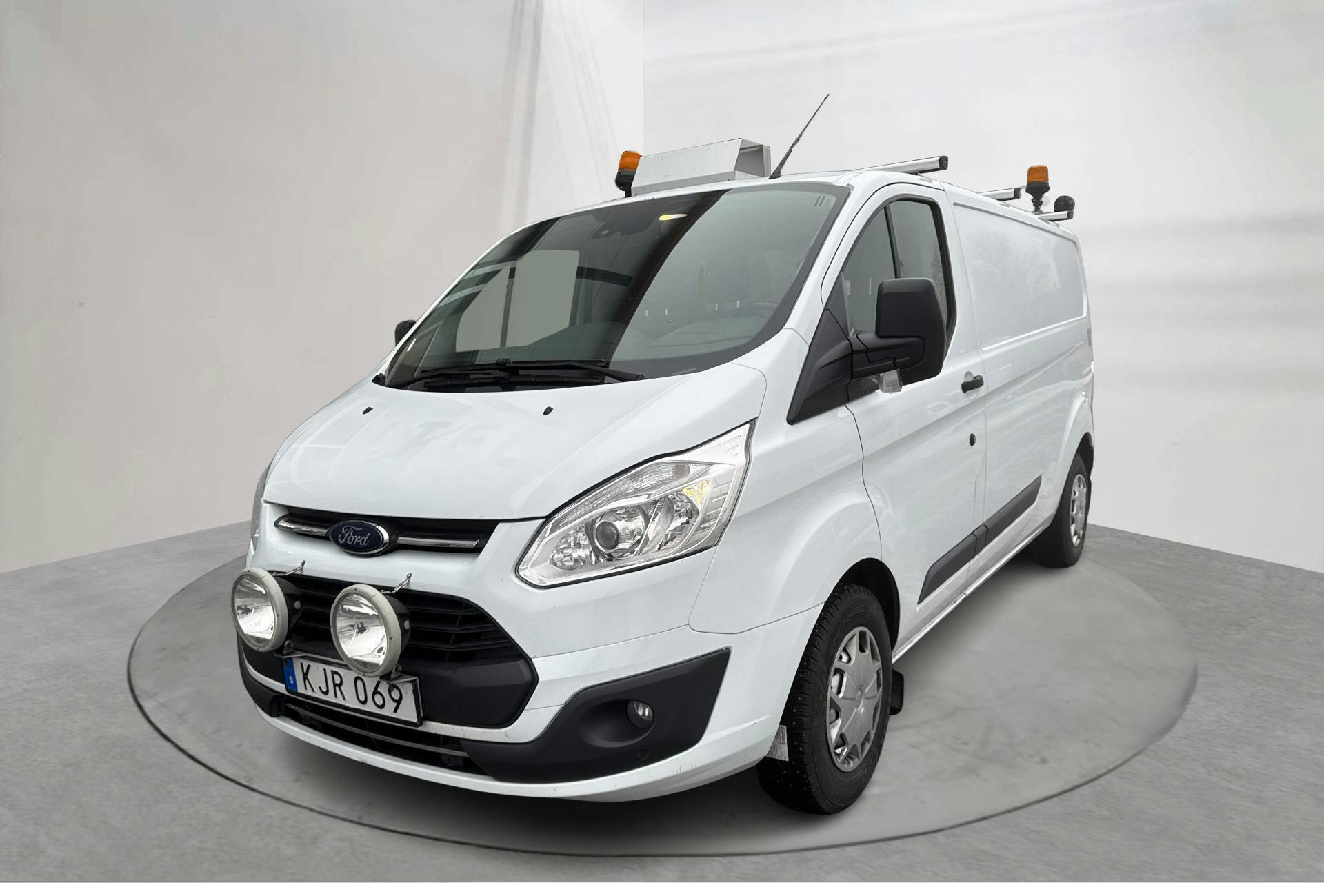Presentation photo 1 of 15: Ford Transit Custom 290 (130hk) - 110 260 km - Manual - white - 2018
