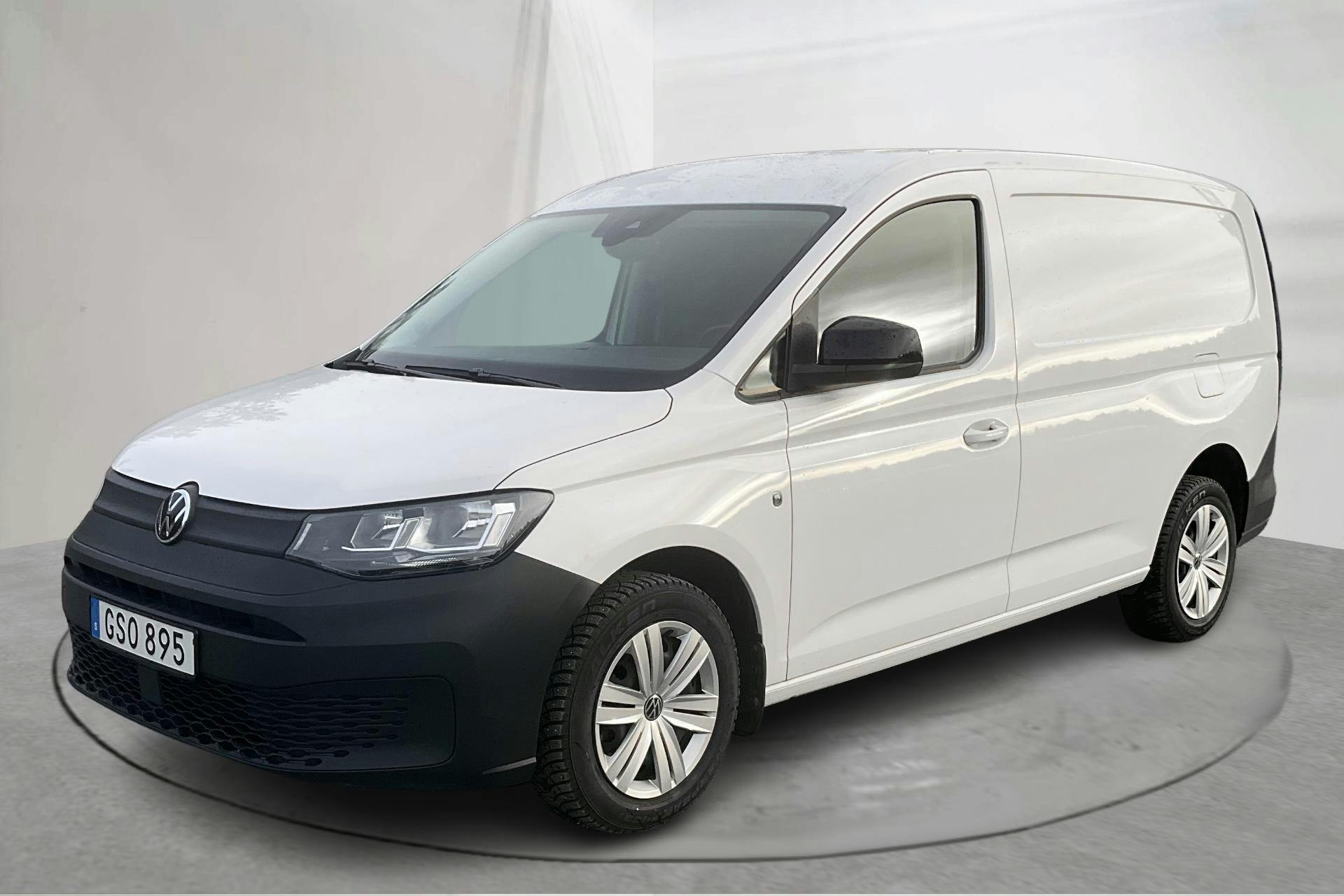 Presentation photo 1 of 14: VW Caddy Cargo Maxi 2.0 TDI (122hk) - 52 150 km - Automatic - white - 2024