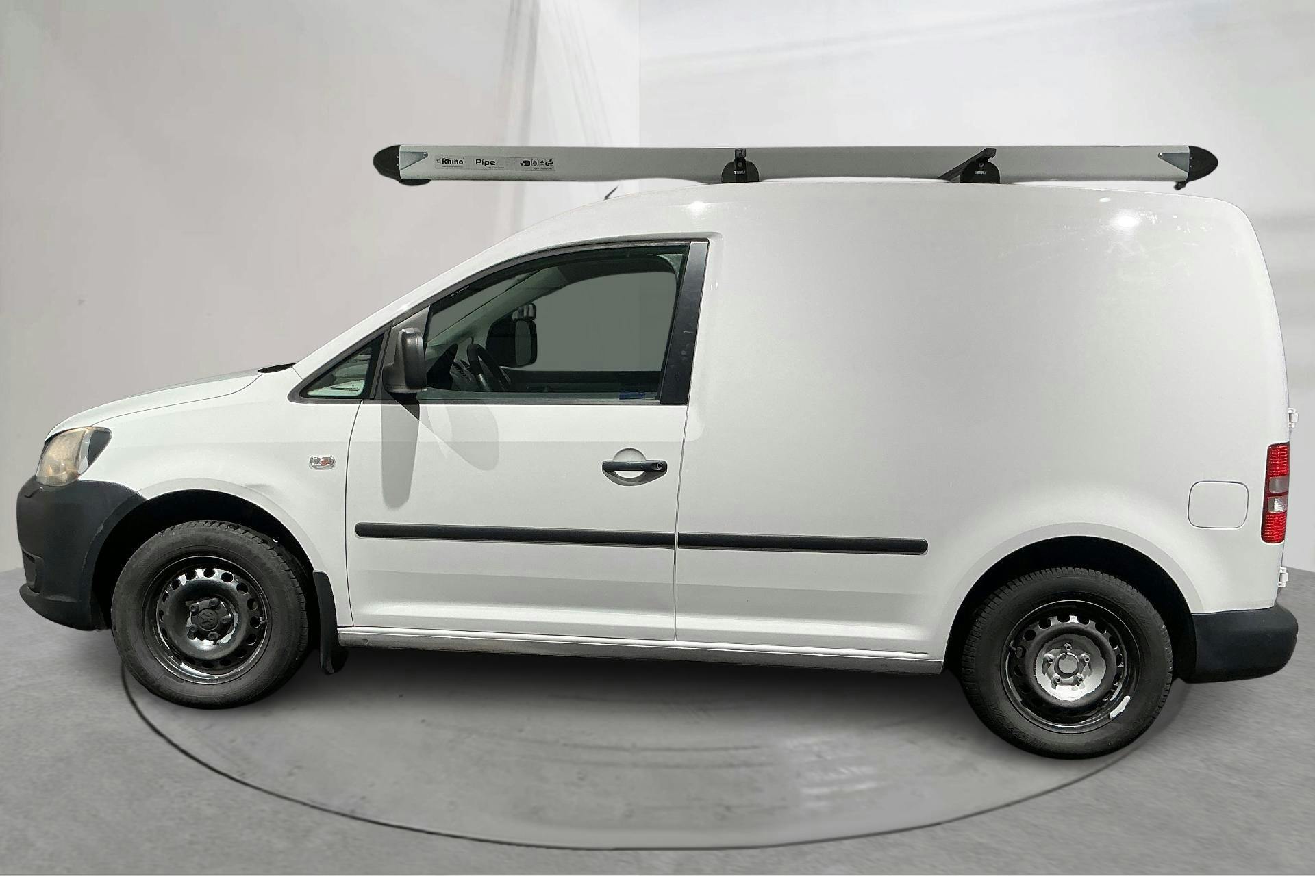 Presentation photo 2 of 13: VW Caddy 1.6 TDI Skåp (102hk) - 136 370 km - Automatic - white - 2015