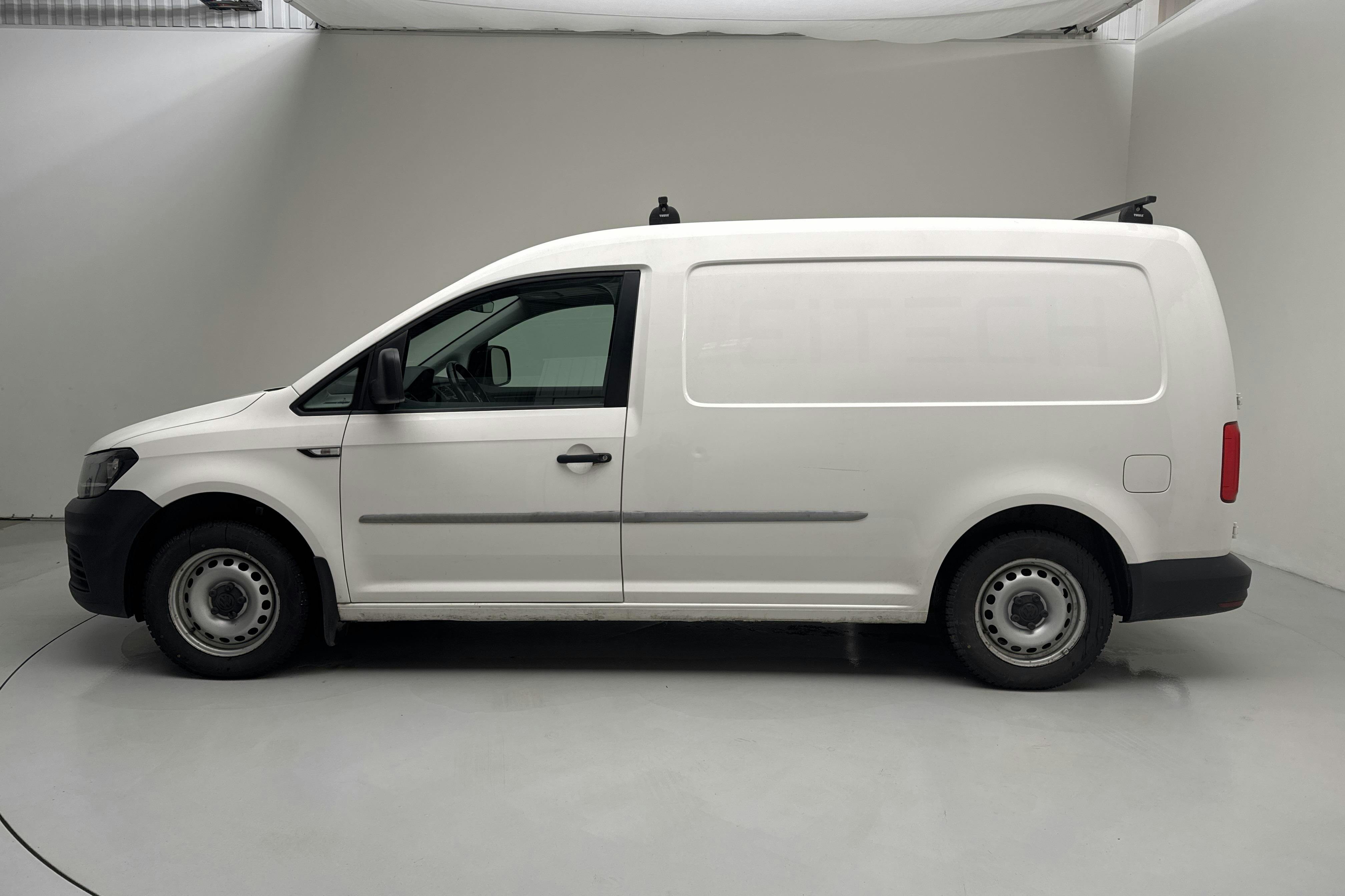 Præsentationsfoto 2 af 14: VW Caddy 2.0 TDI Maxi Skåp (102hk) - 101 690 kilometer - Manuel - Hvid - 2018