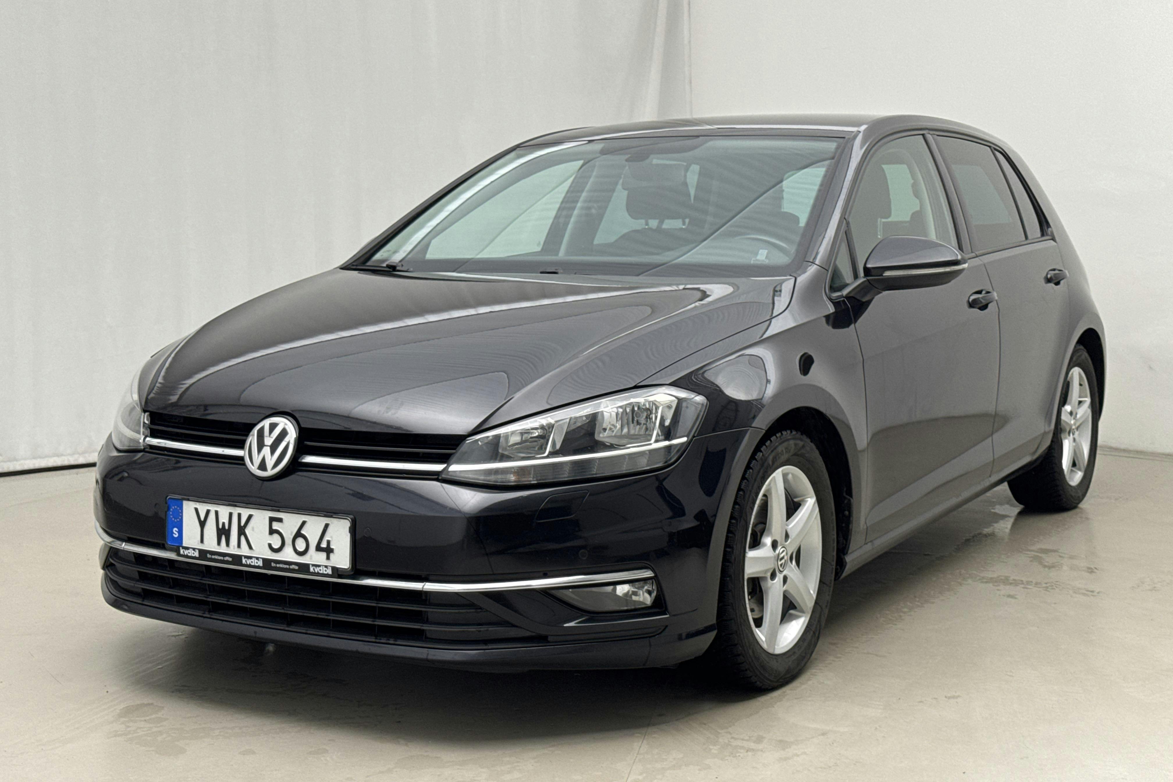 Presentation photo 1 of 20: VW Golf VII 1.4 TSI 5dr (150hk) - 98 740 km - Automatic - black - 2018