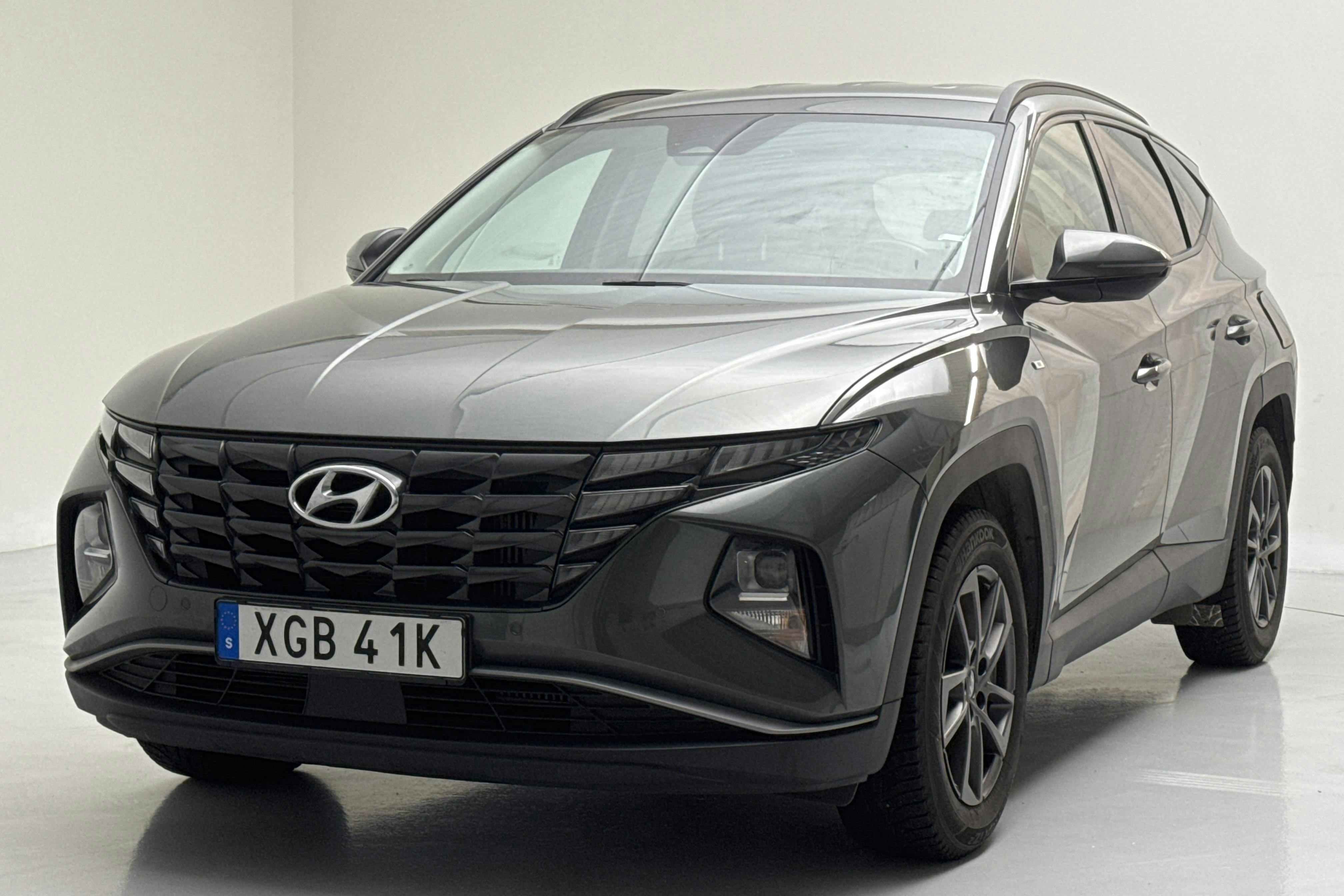 Presentation photo 1 of 15: Hyundai Tucson 1.6 T-GDi (150hk) - 123 270 km - Automatic - gray - 2022