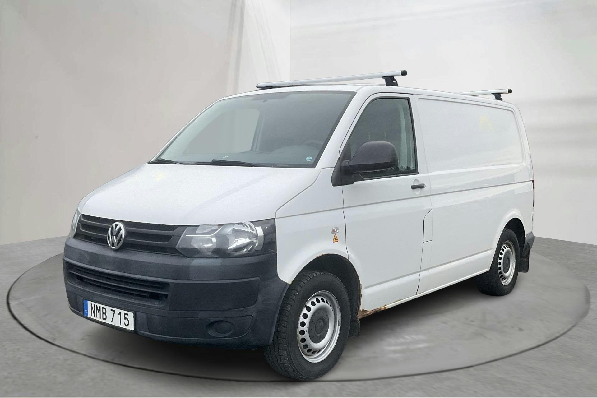 Presentation photo 1 of 13: VW Transporter T5 2.0 TDI (102hk) - 258 740 km - Manual - white - 2014