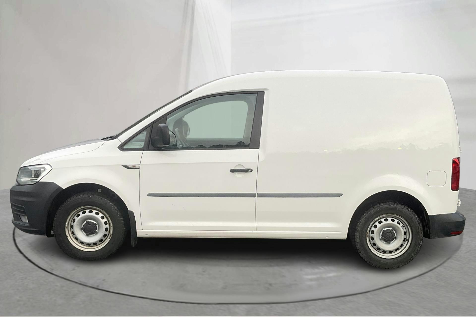 Presentation photo 2 of 13: VW Caddy 2.0 TDI Skåp (75hk) - 179 570 km - Manual - white - 2020