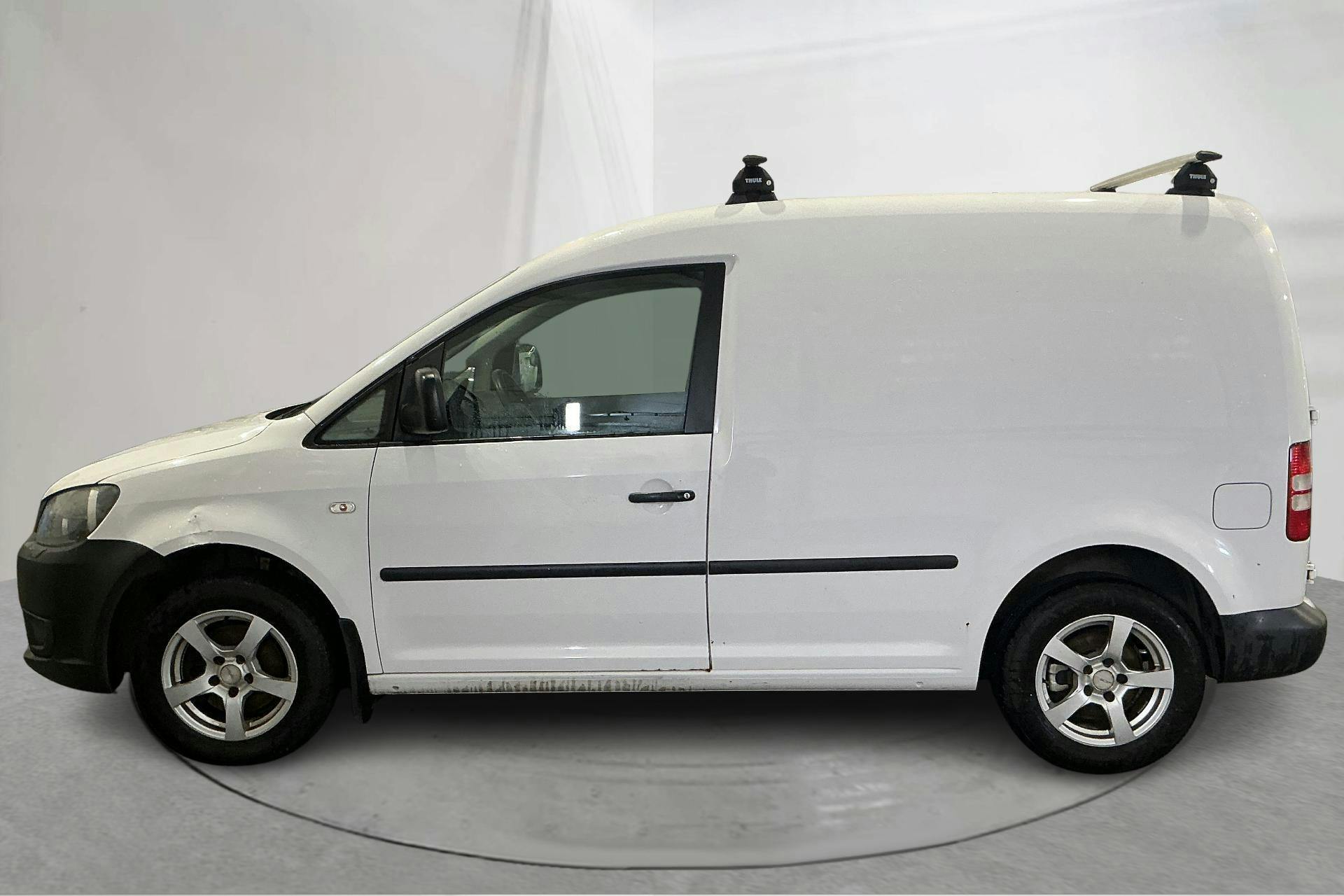 Presentation photo 2 of 13: VW Caddy 1.6 TDI Skåp (102hk) - 191 840 km - Manual - white - 2011