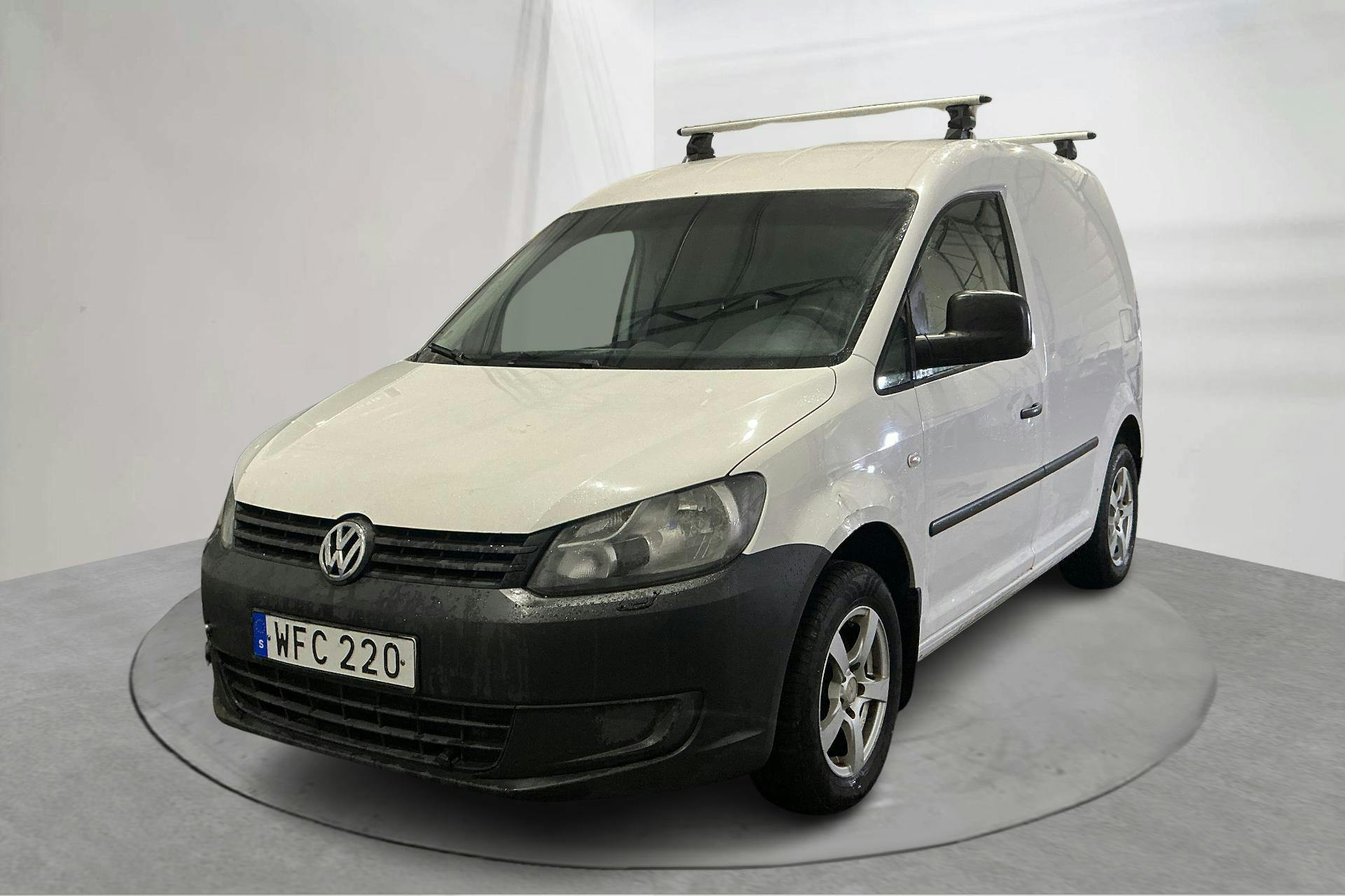 Presentation photo 1 of 13: VW Caddy 1.6 TDI Skåp (102hk) - 191 840 km - Manual - white - 2011