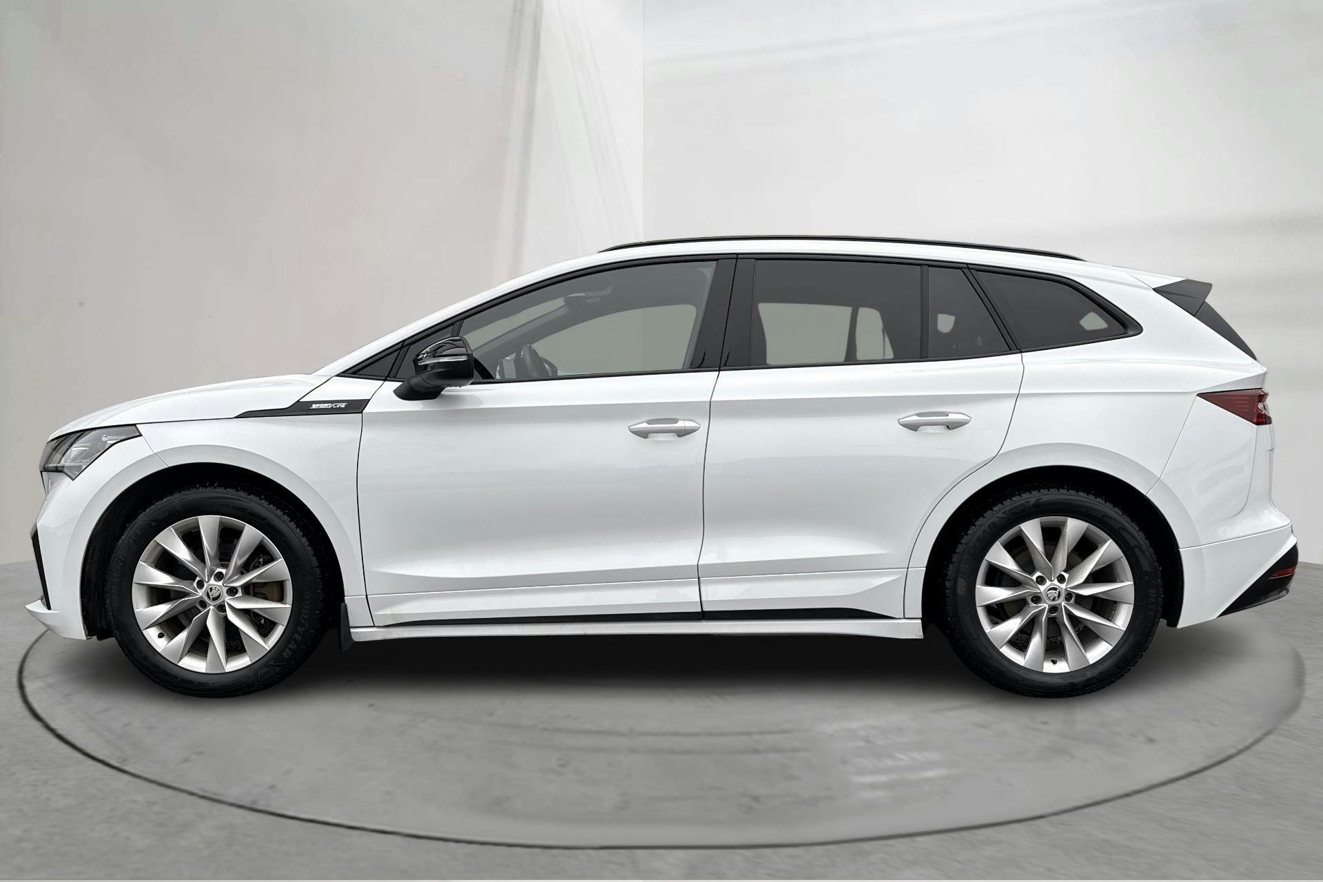 Presentation photo 2 of 24: Skoda Enyaq iV 80 (204hk) - 71 680 km - Automatic - white - 2023