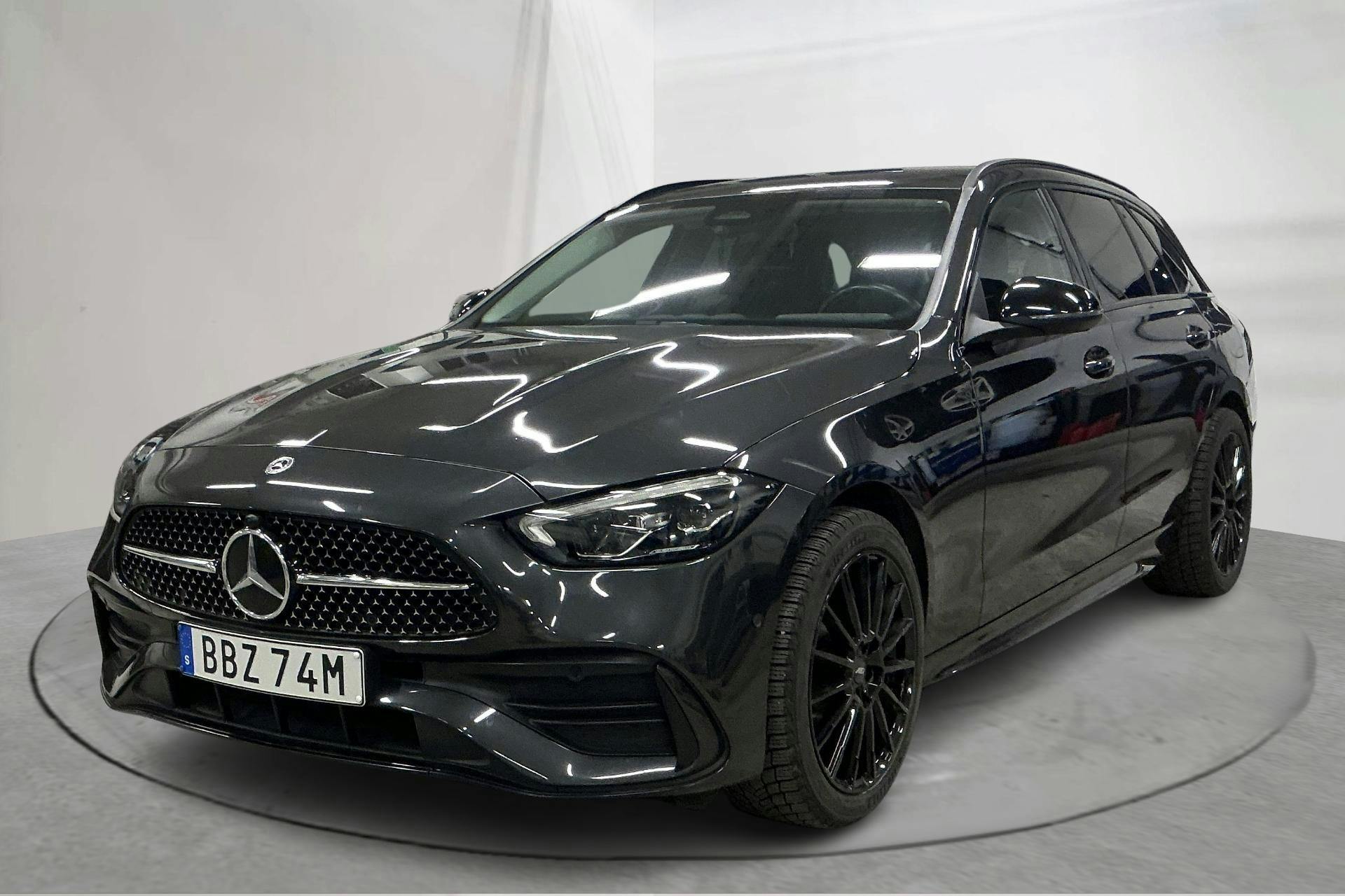 Presentation photo 1 of 18: Mercedes C 300 e Kombi S206 (333hk) - 82 050 km - Automatic - gray - 2022