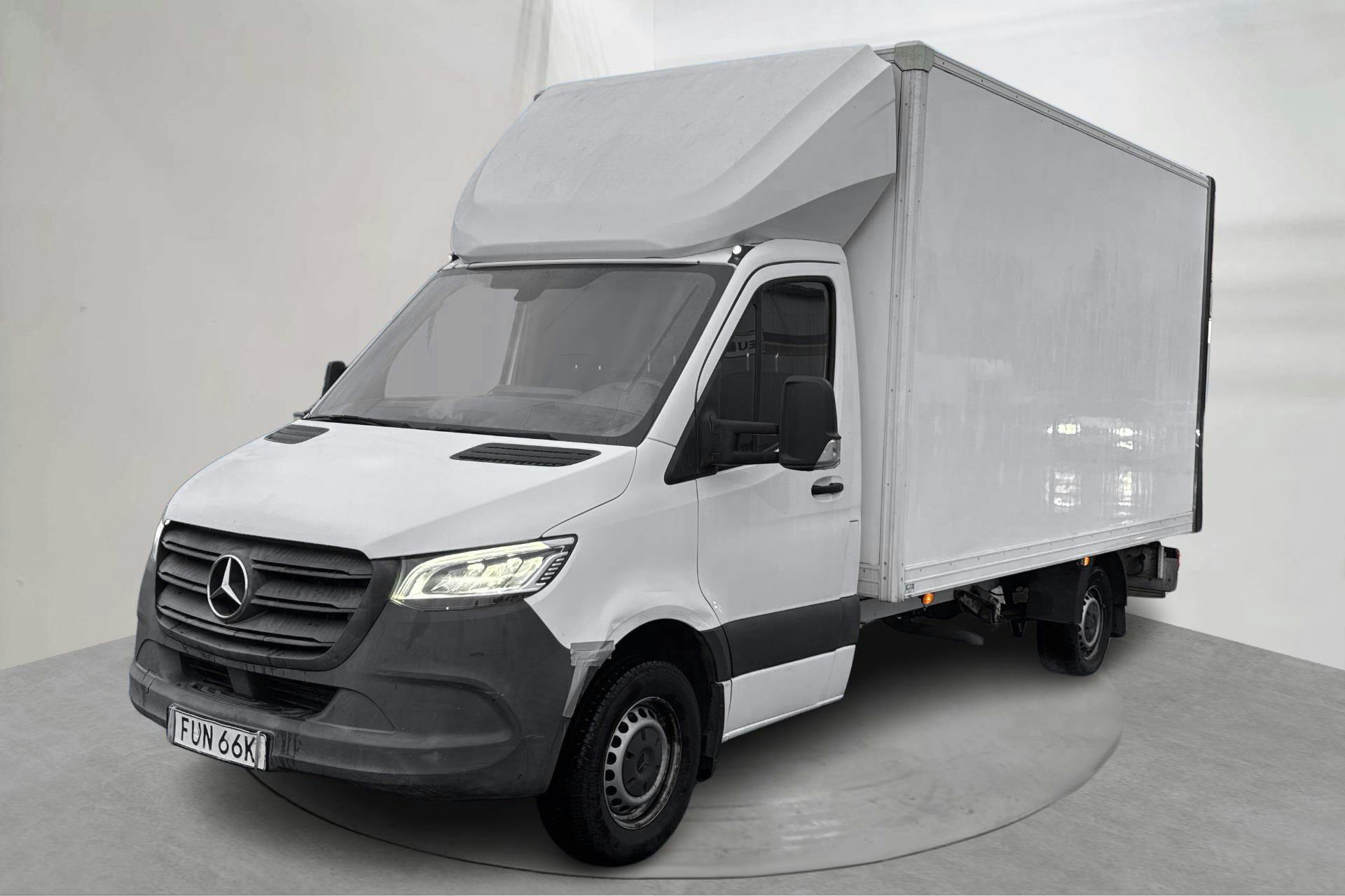 Presentationsfoto 1 av 16: Mercedes Sprinter 316 CDI Volymskåp RWD (163hk) - 22 602 mil - Automat - vit - 2020