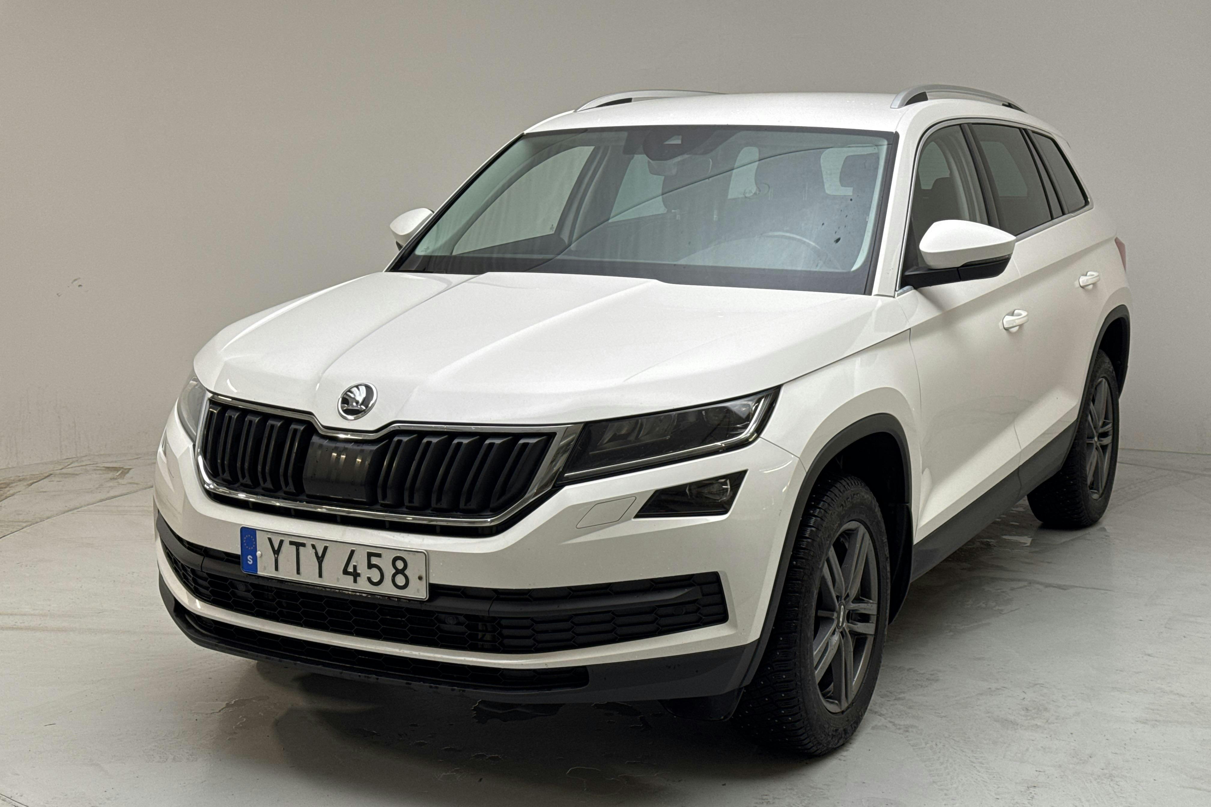 Presentation photo 1 of 14: Skoda Kodiaq 2.0 TDI 4X4 (190hk) - 252 930 km - Automatic - white - 2019