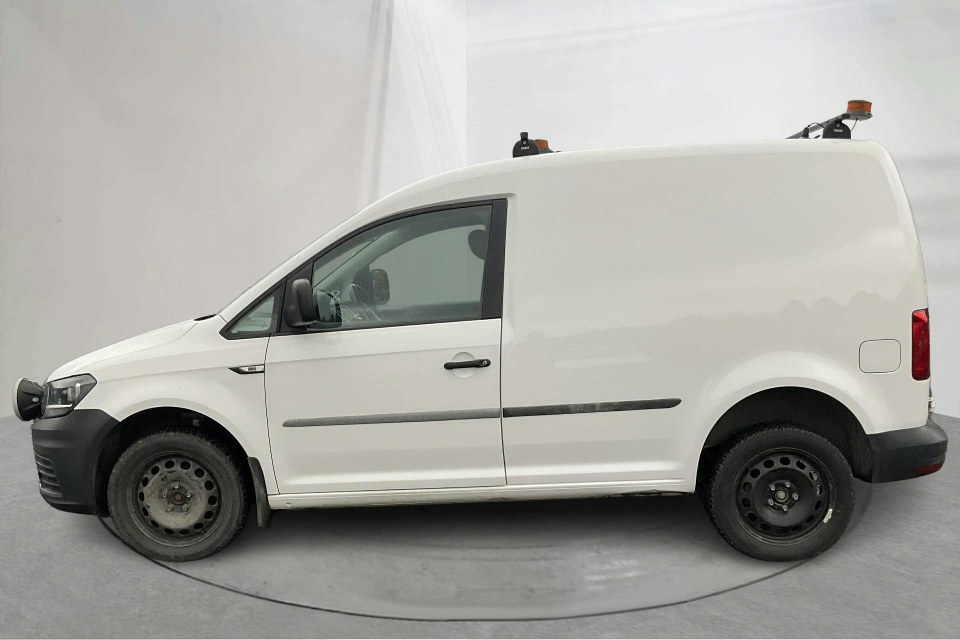 Presentation photo 2 of 12: VW Caddy 2.0 TDI Skåp 4MOTION (122hk) - 69 560 km - Manual - white - 2018